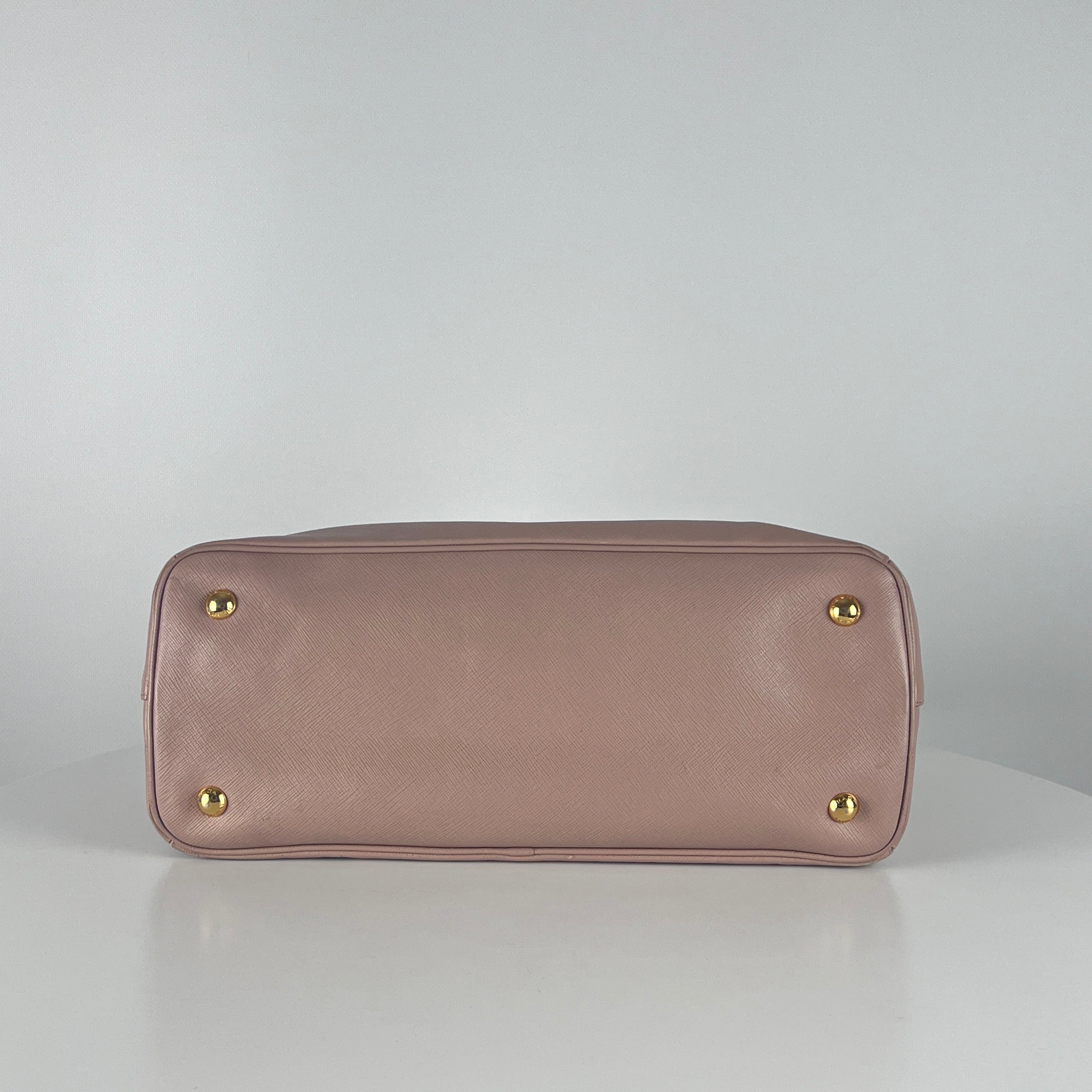 PRADA Galleria beige leather handbag