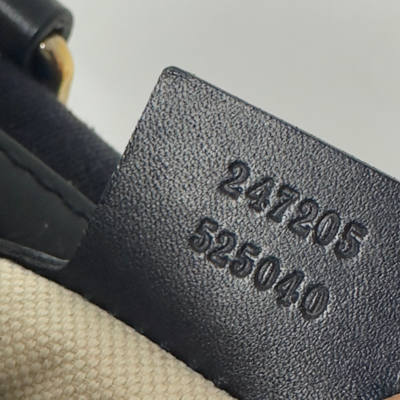 GUCCI Boston canvas and brown leather handbag