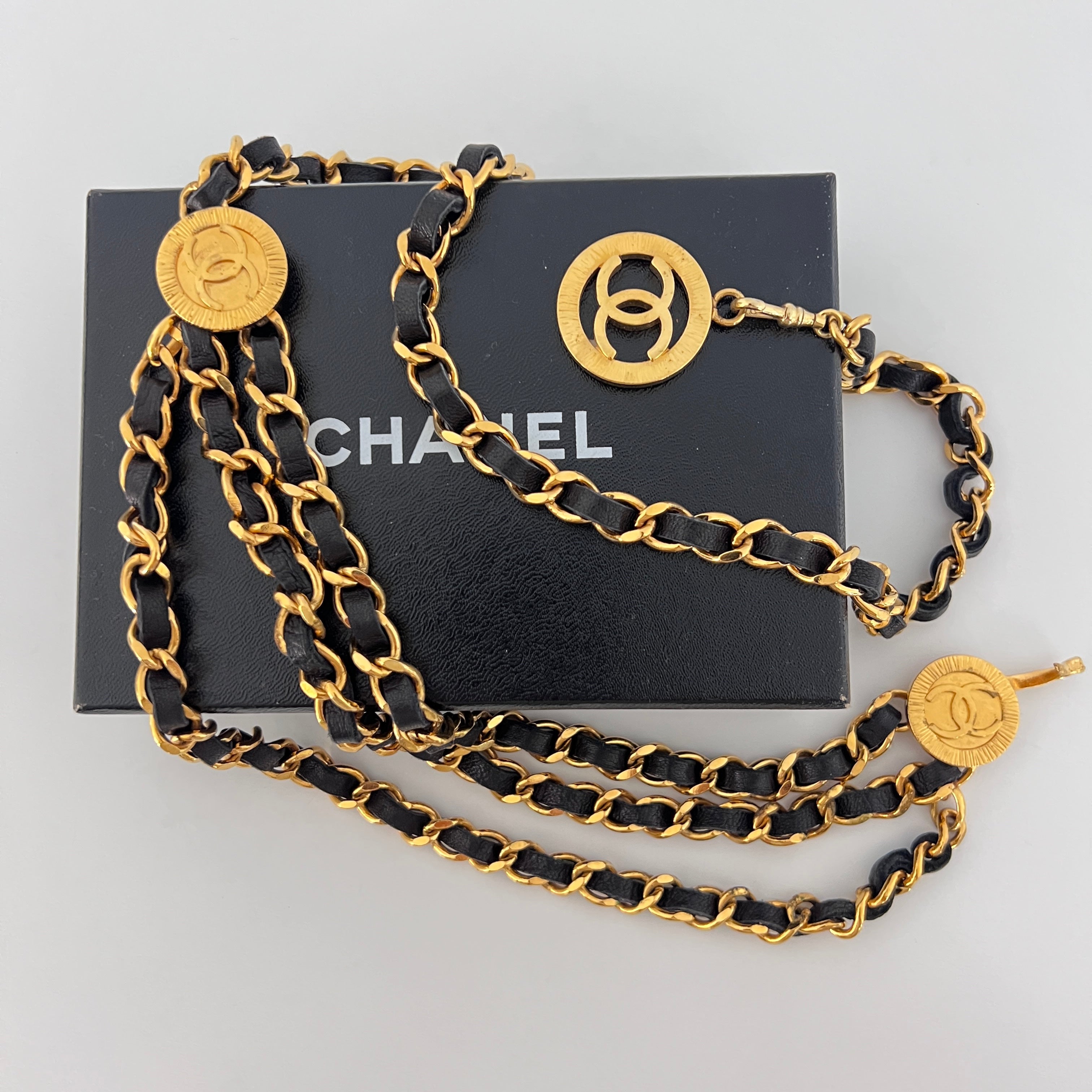 Ceinture CHANEL CC Chaîne entrelacée Collection1984