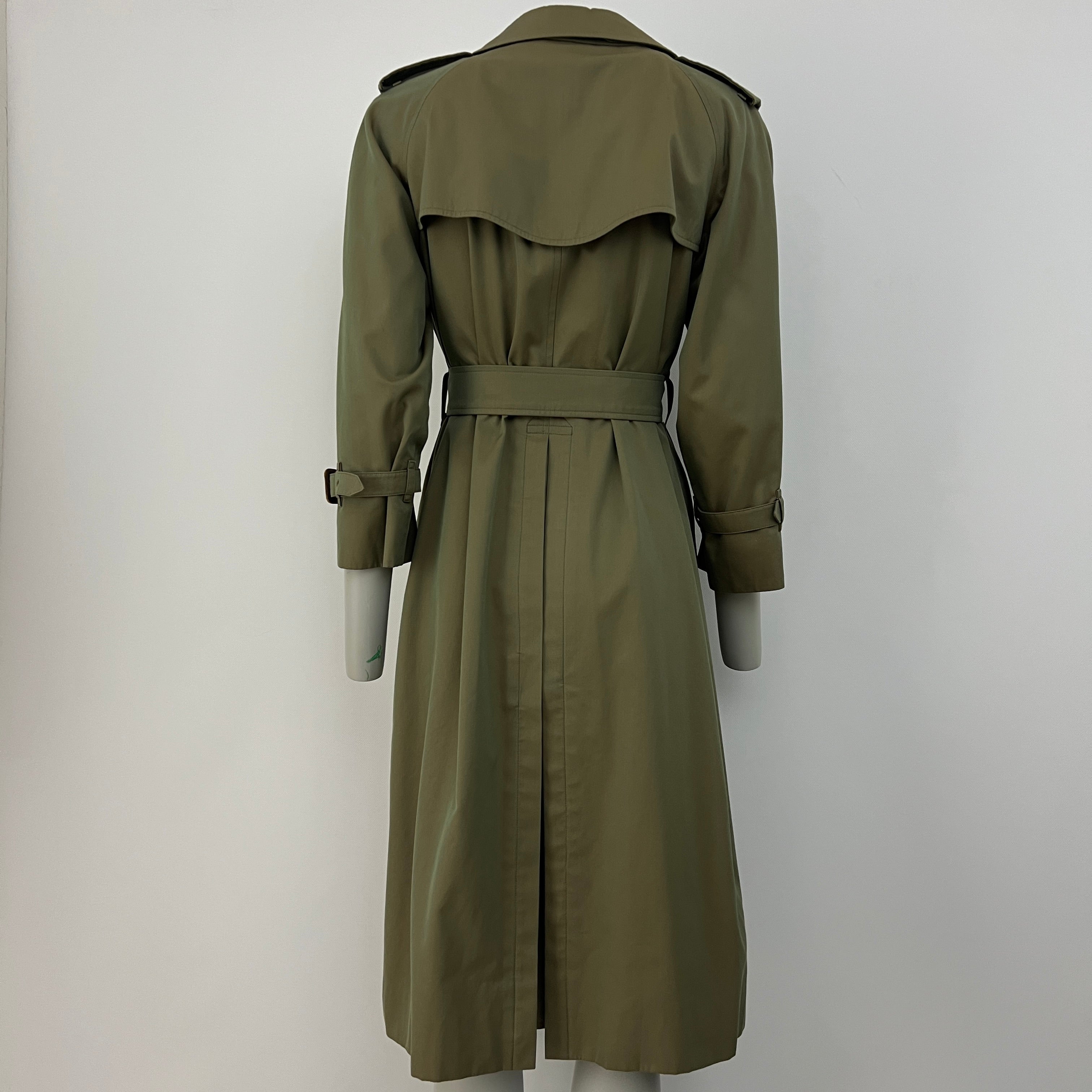 Trench BURBERRY S coton kaki