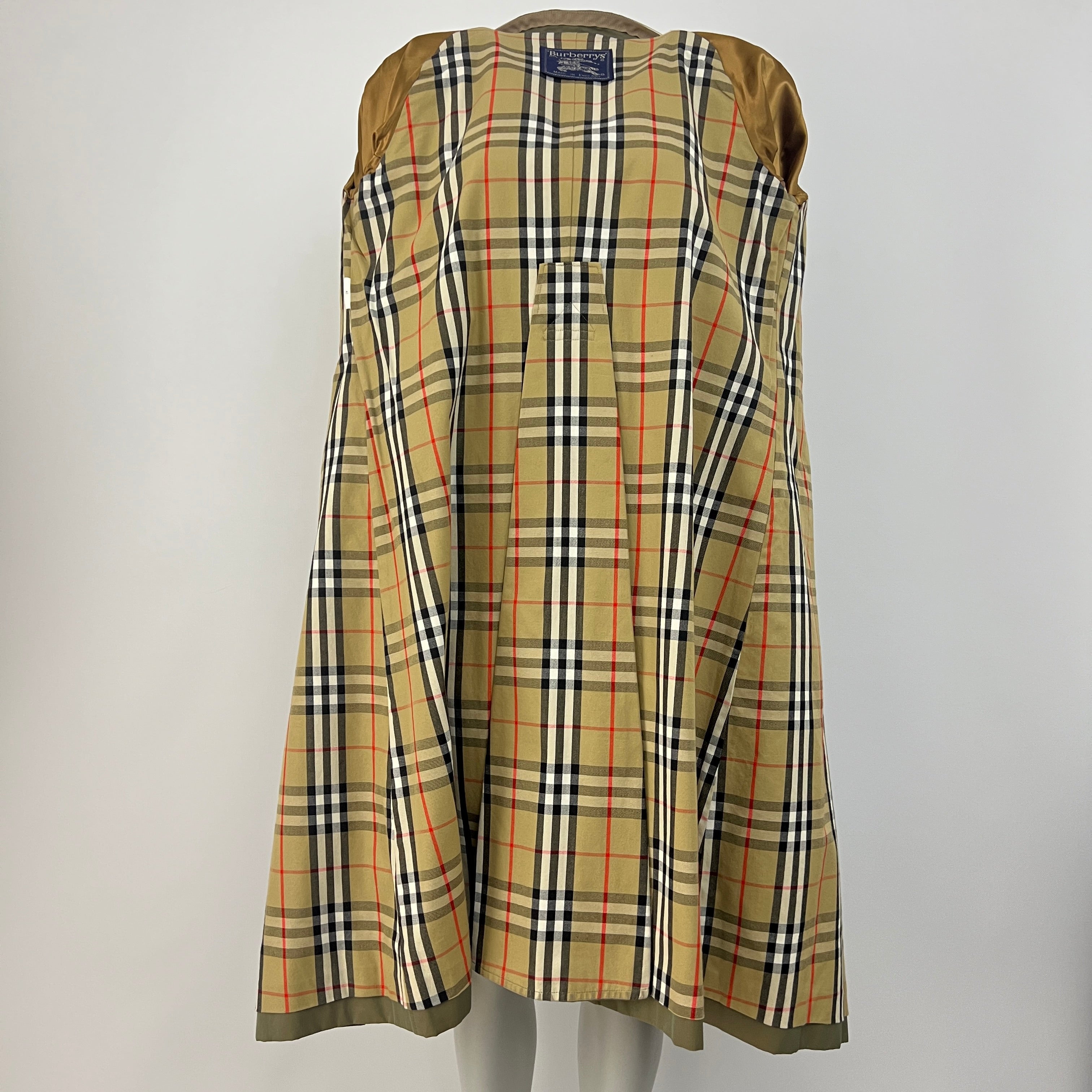 Trench BURBERRY S coton kaki