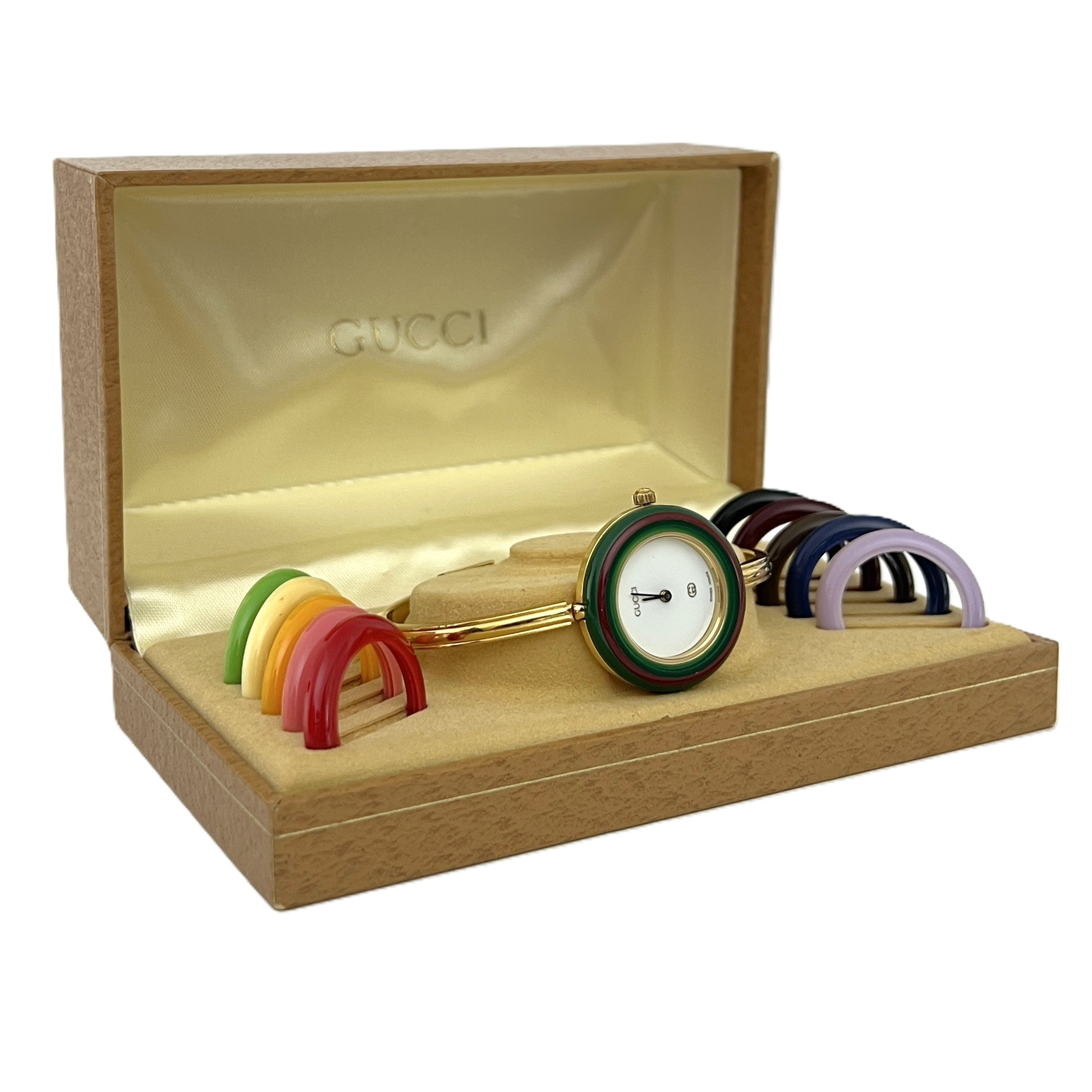 Montre GUCCI Play plaquée or dorée