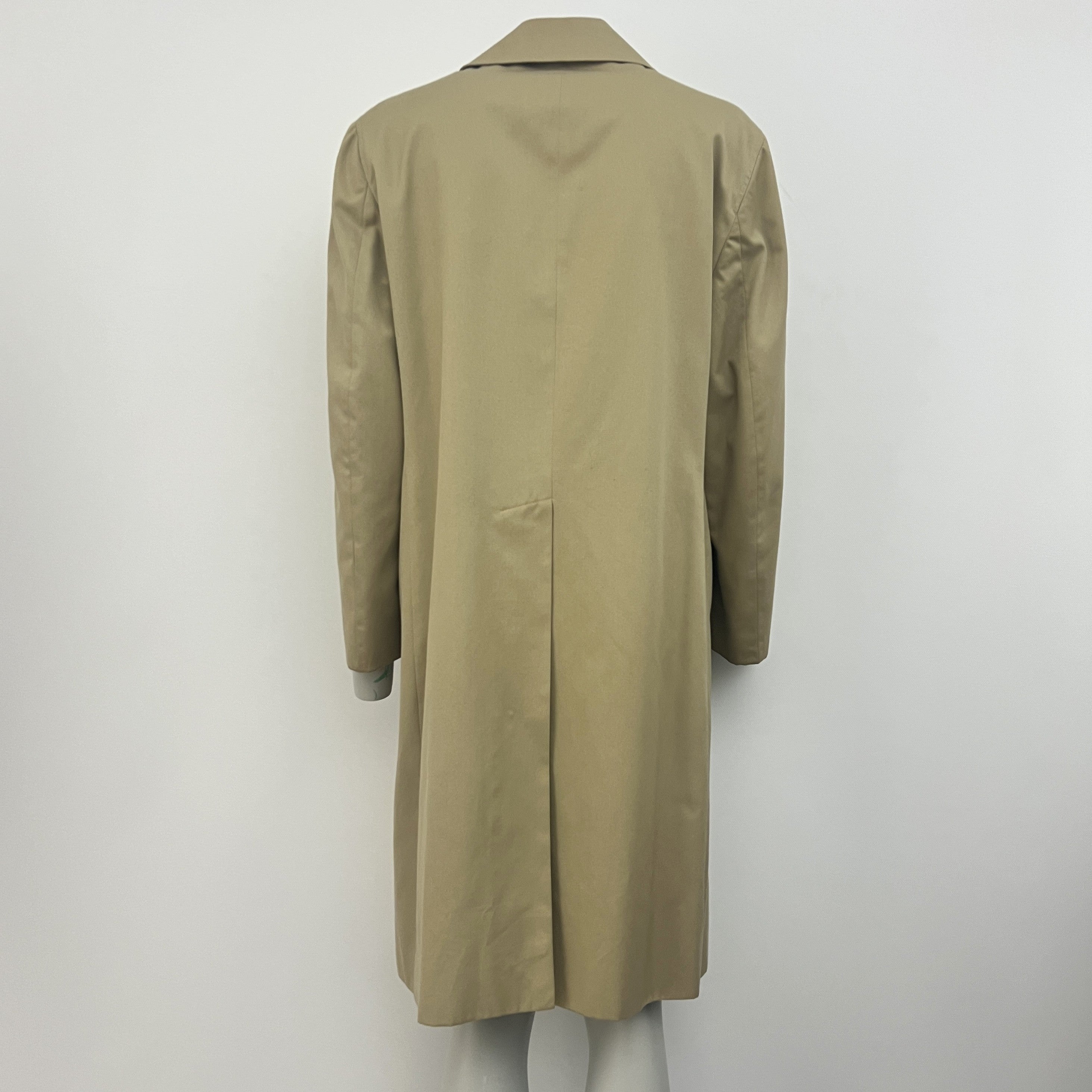 BURBERRY M beige cotton trench coat
