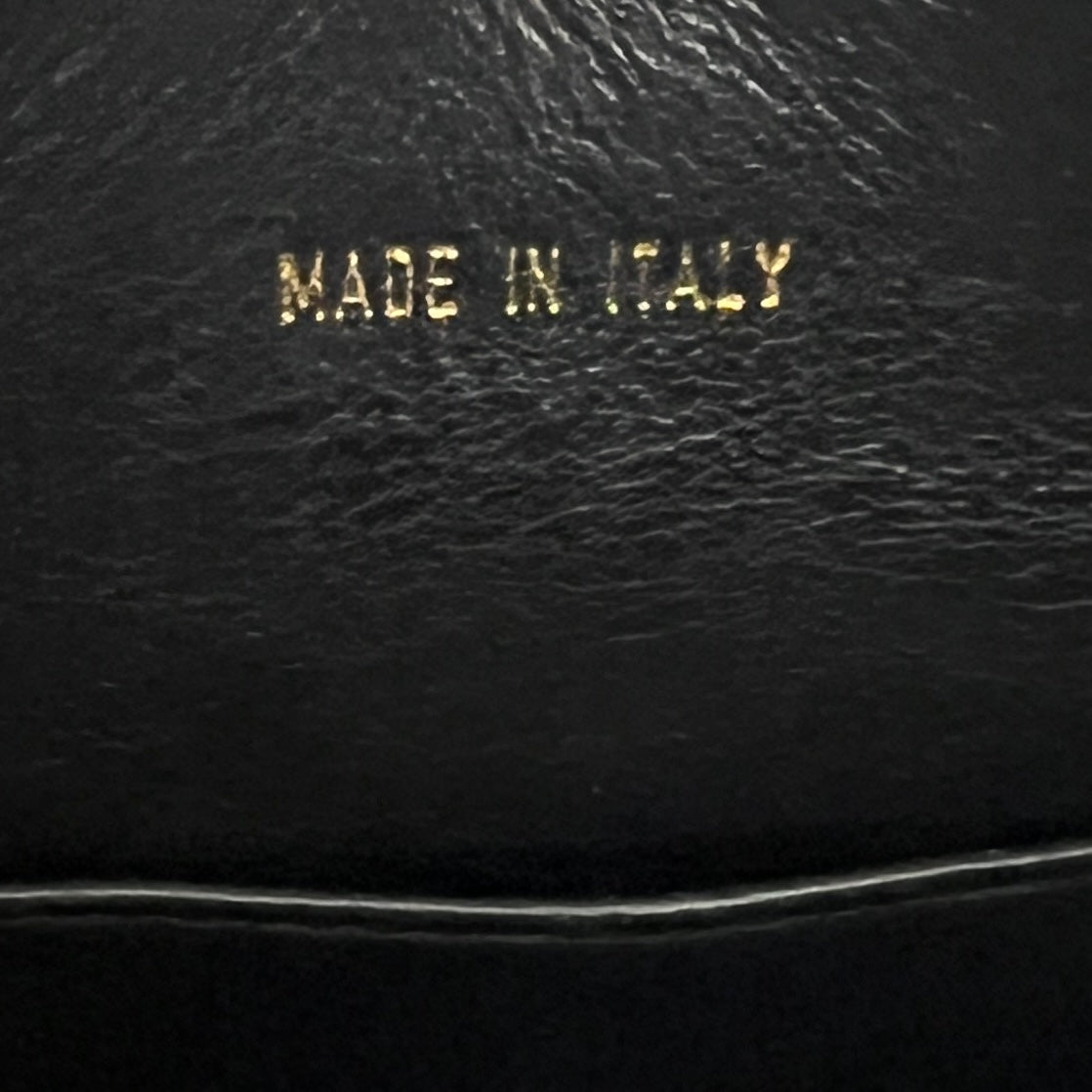 CHANEL Camera Shoulder Bag black patent leather