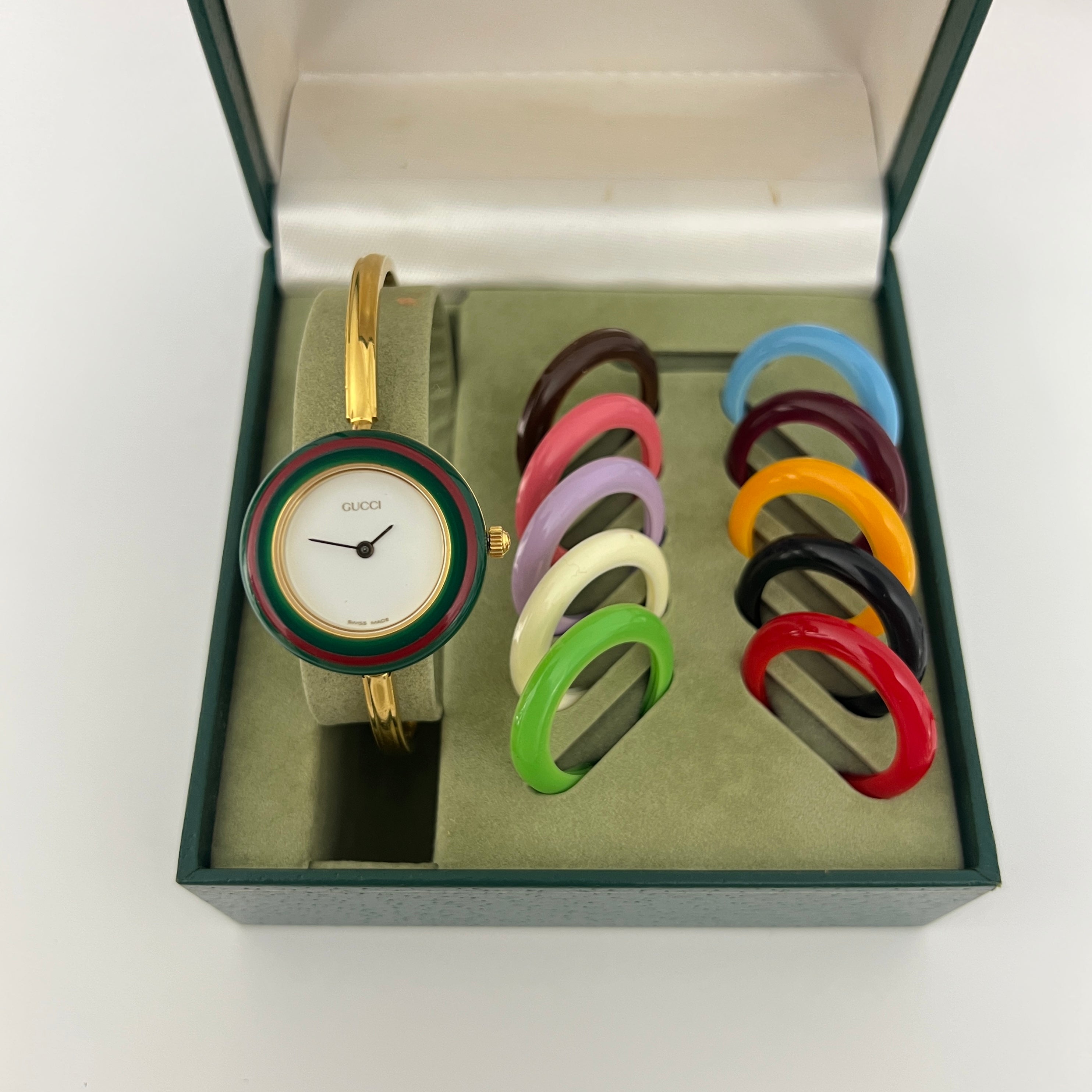 Montre GUCCI Play plaqué or doré