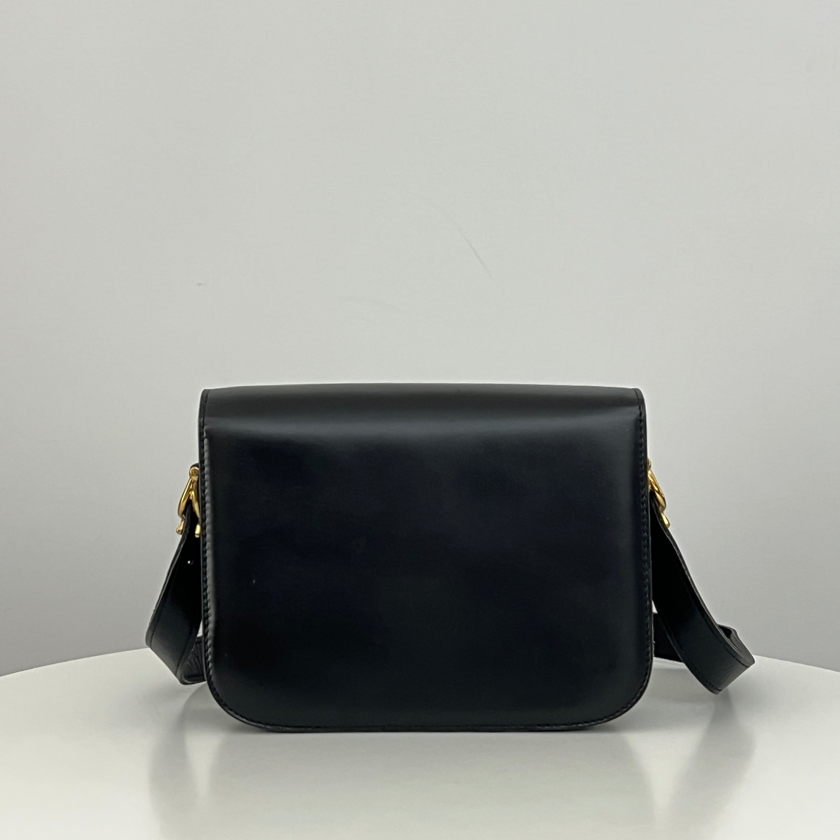 CELINE Triomphe Smooth Leather Shoulder Bag