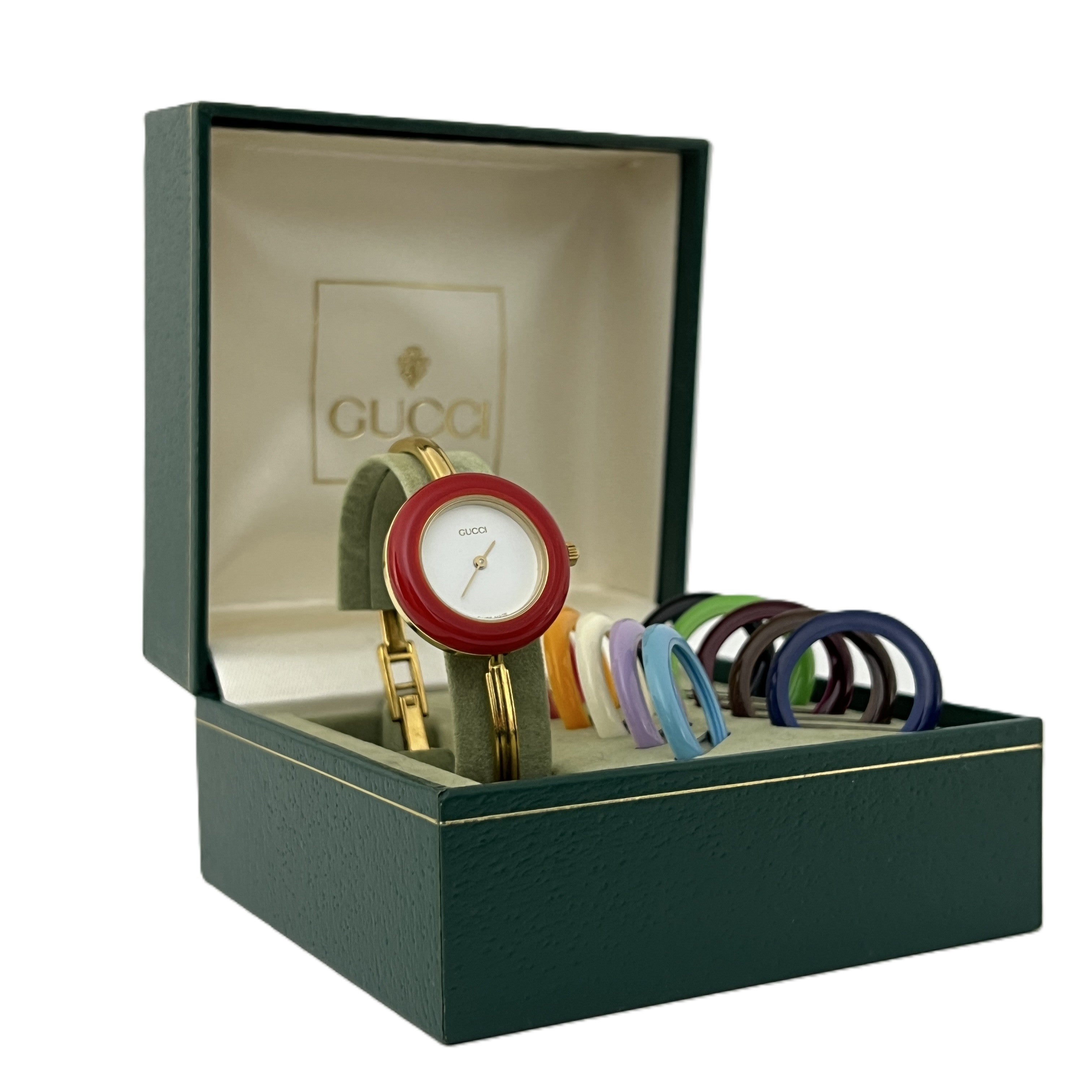 GUCCI Play gold-plated watch