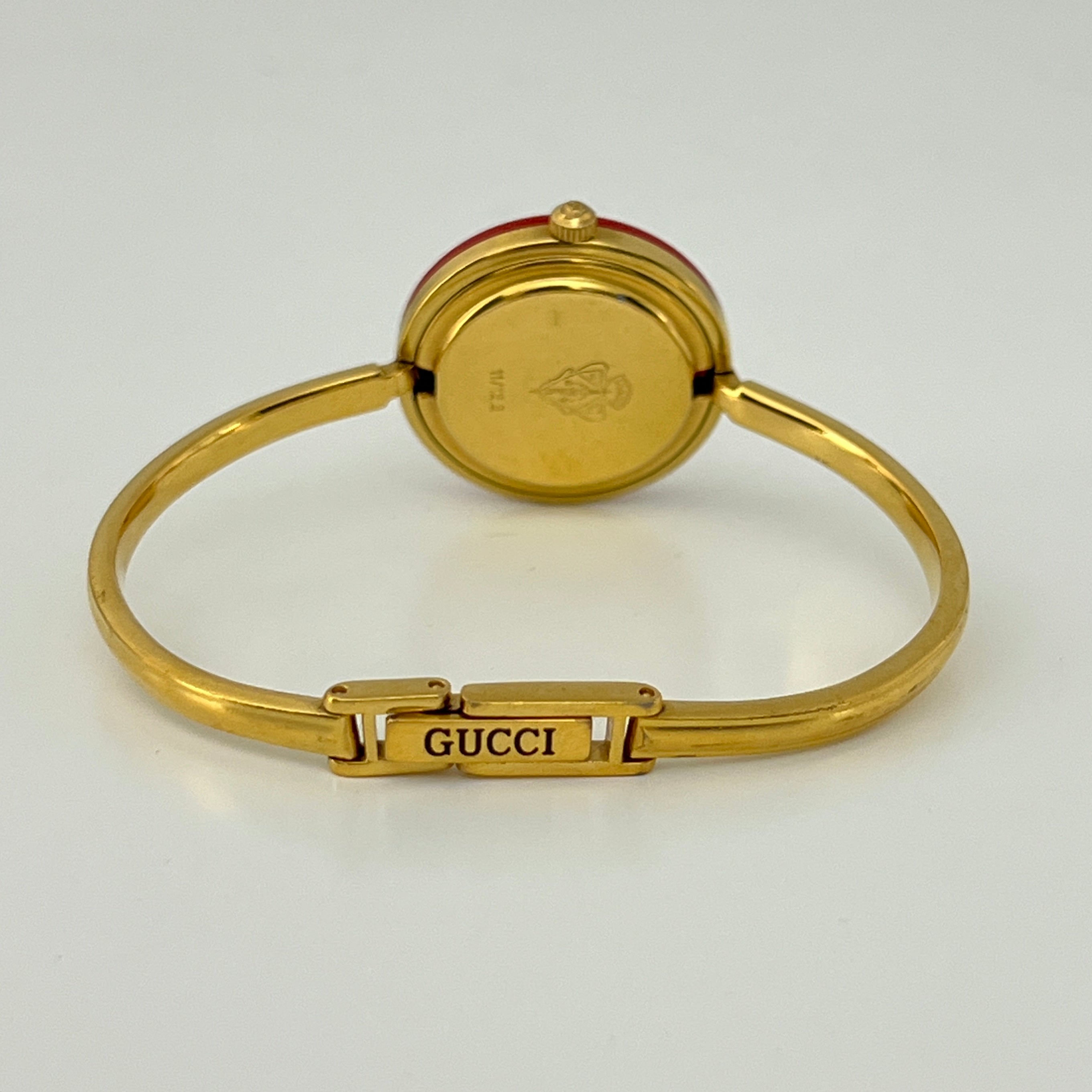 Montre GUCCI Play plaqué or doré