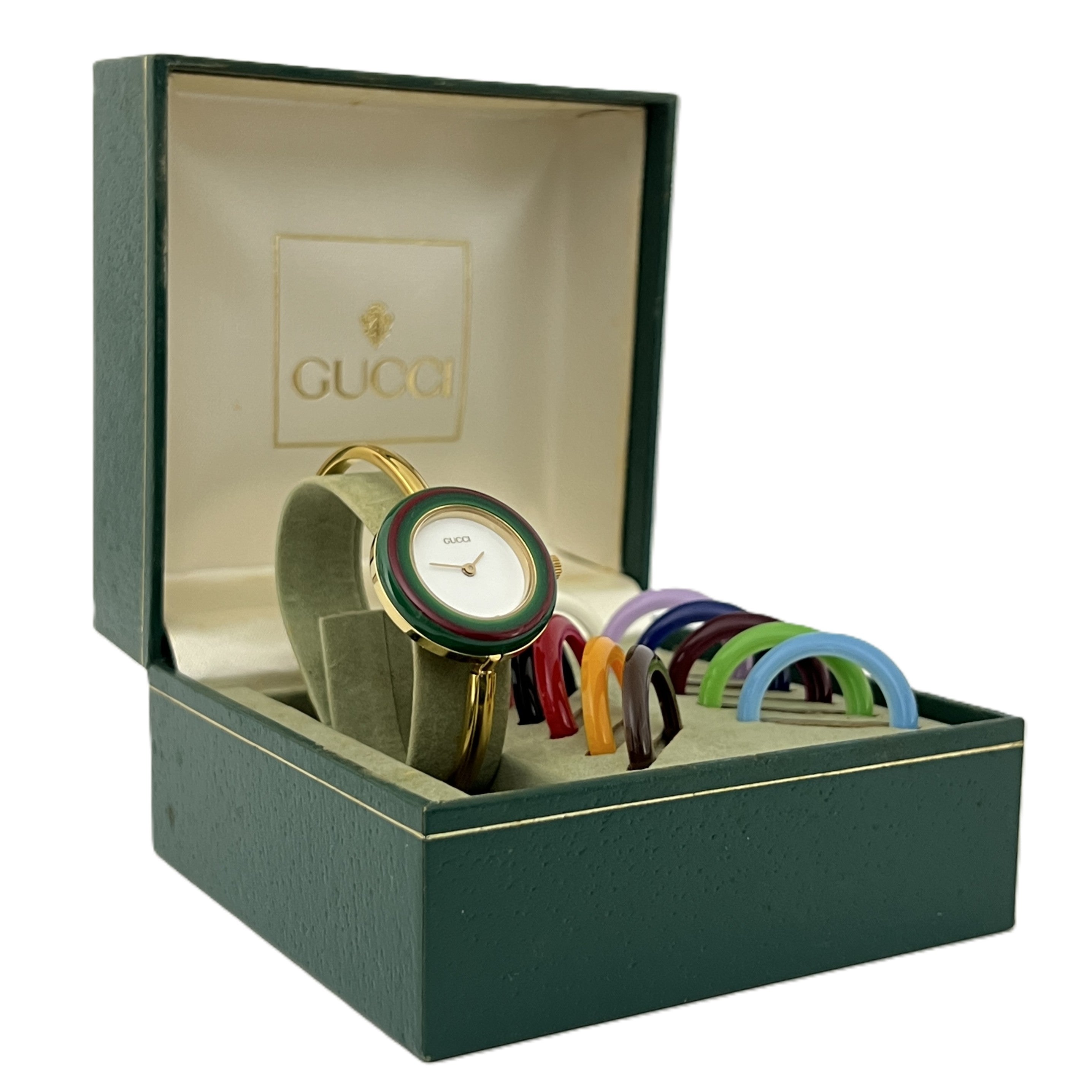 GUCCI Play gold-plated watch