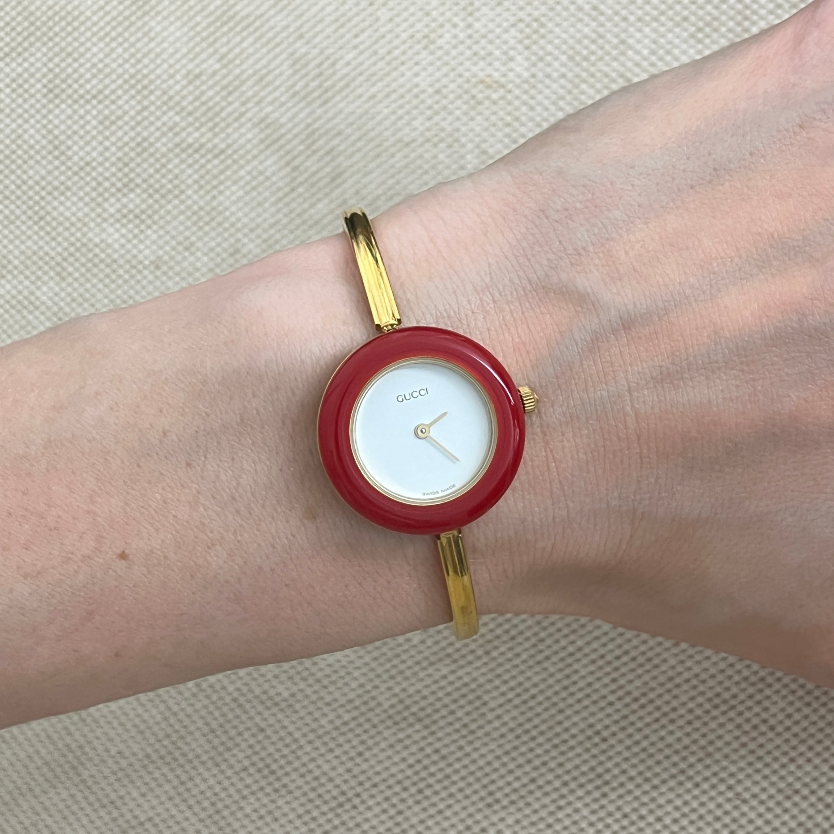 GUCCI Play gold-plated watch