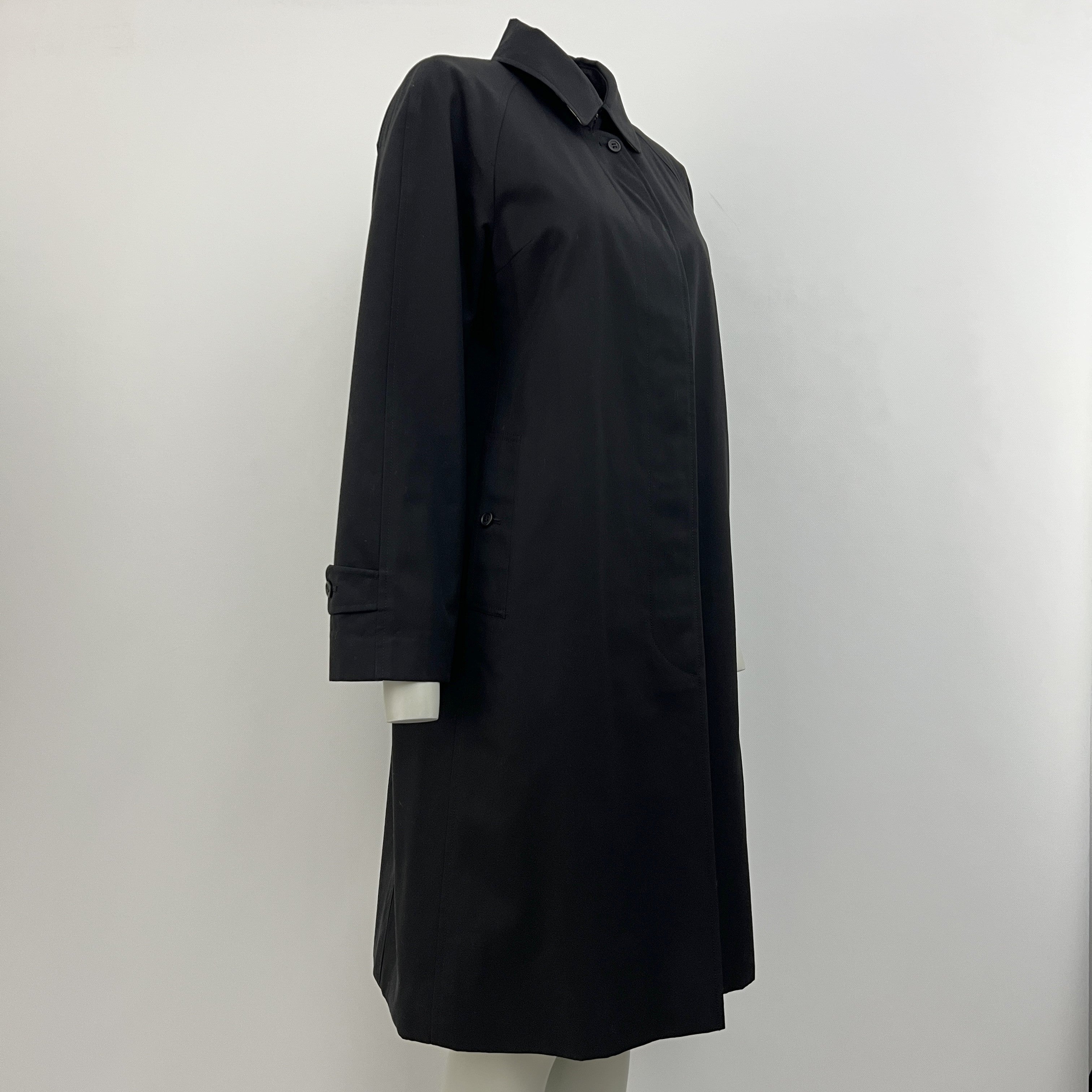 Trench BURBERRY S coton noir