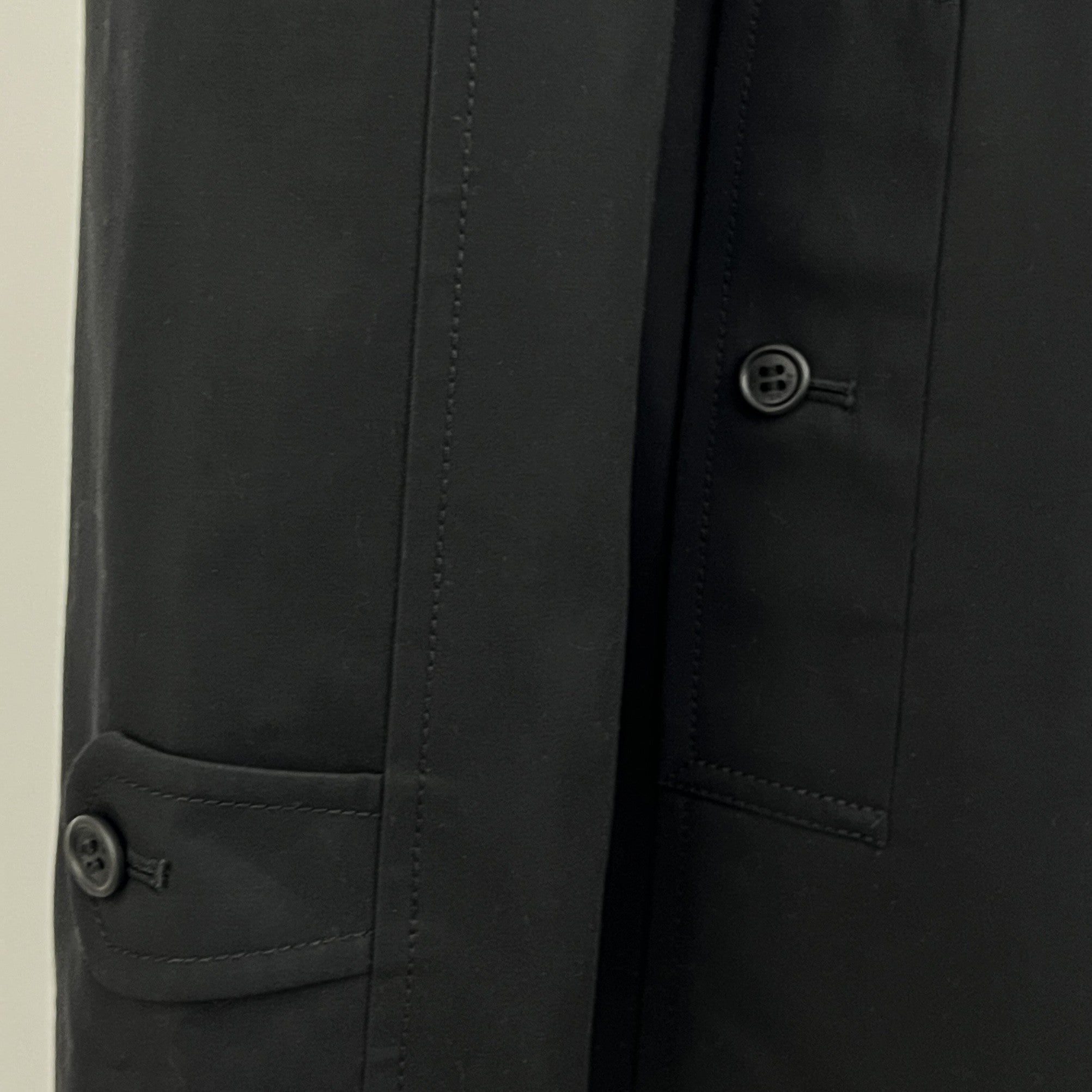 Trench BURBERRY S coton noir