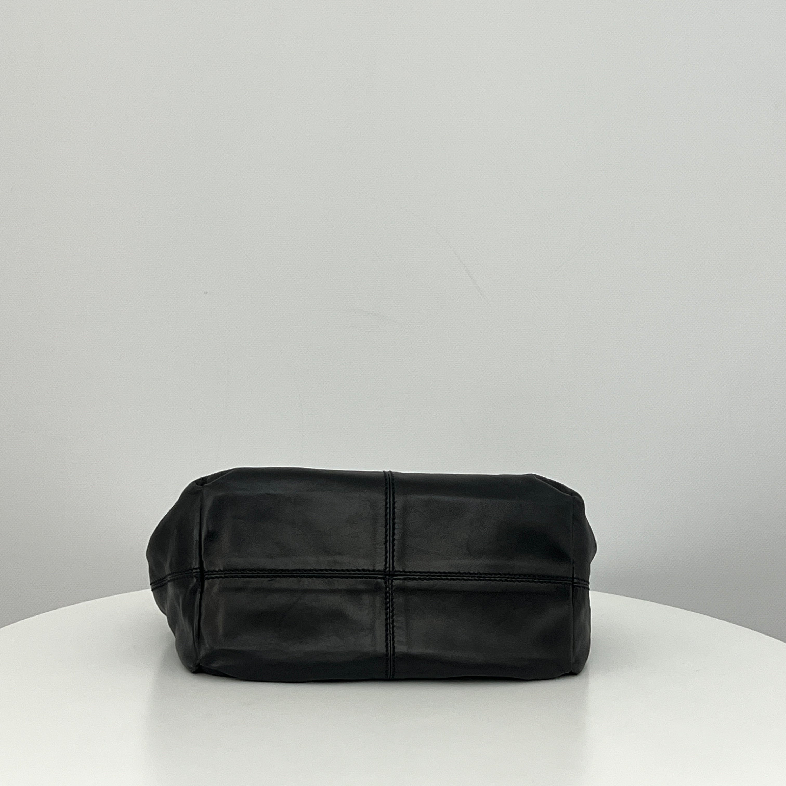 Sac PRADA Tote Bag cuir lisse noir