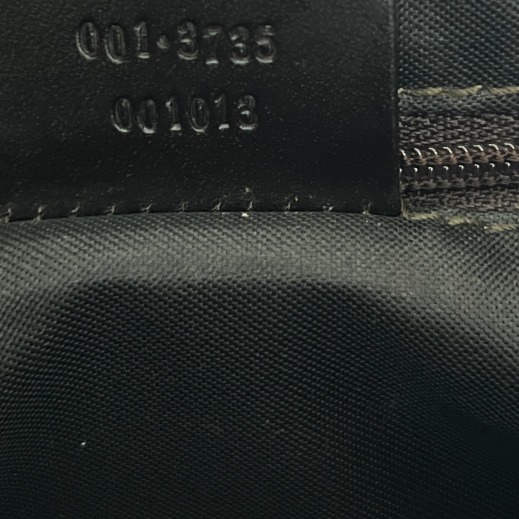 GUCCI Jackie Small brown canvas and leather bag