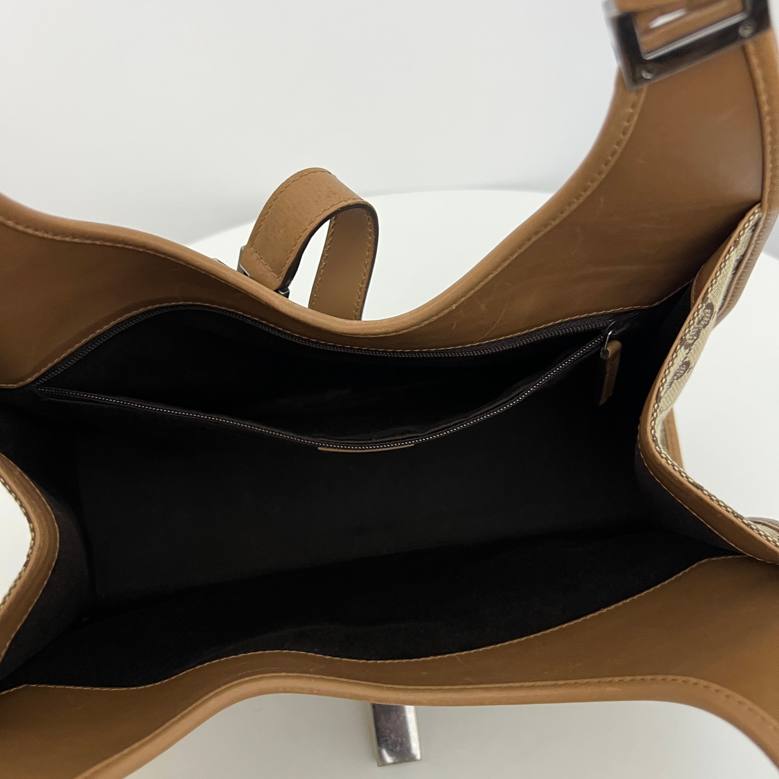 Sac GUCCI Jackie toile et cuir marron