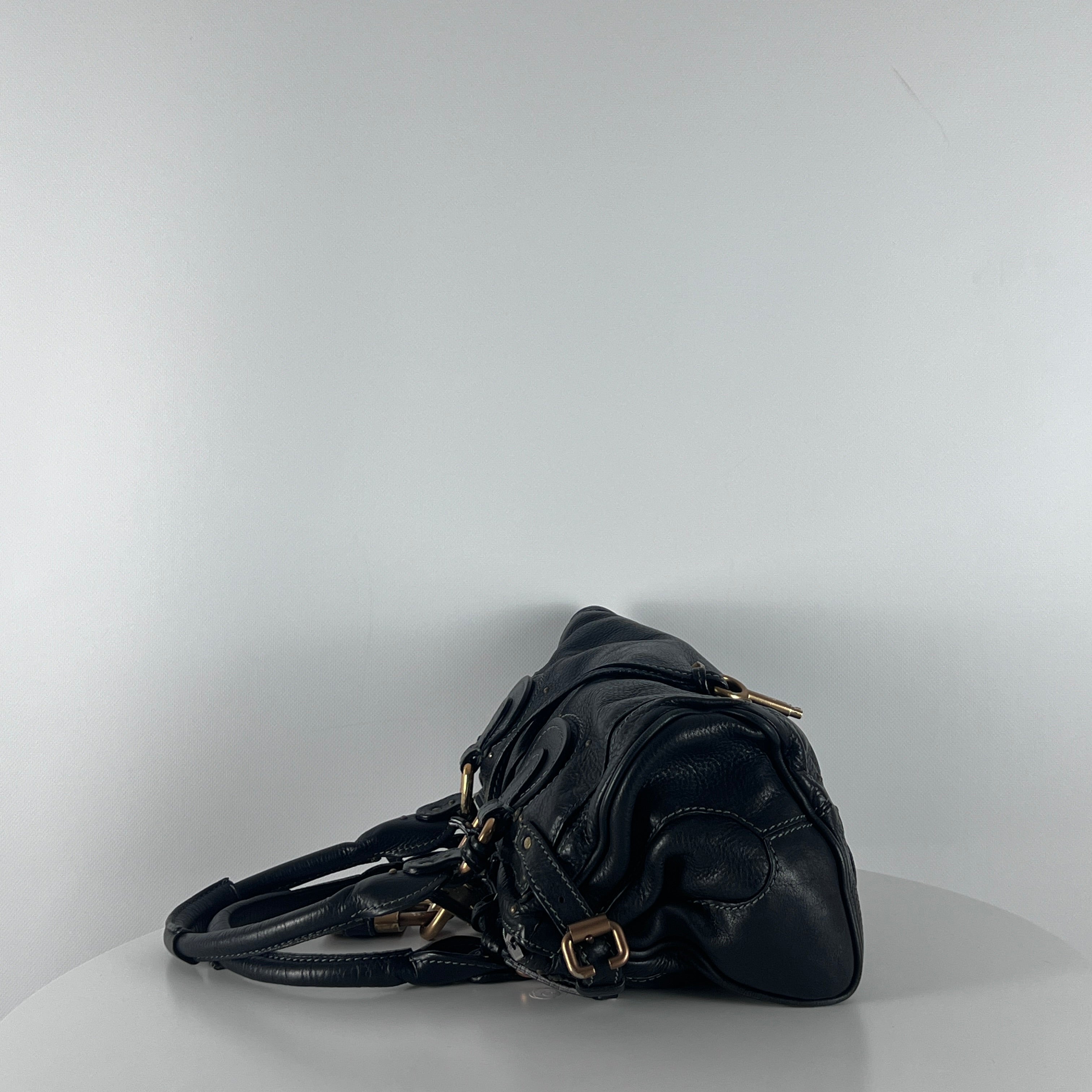 Sac à main CHLOE Paddington cuir noir