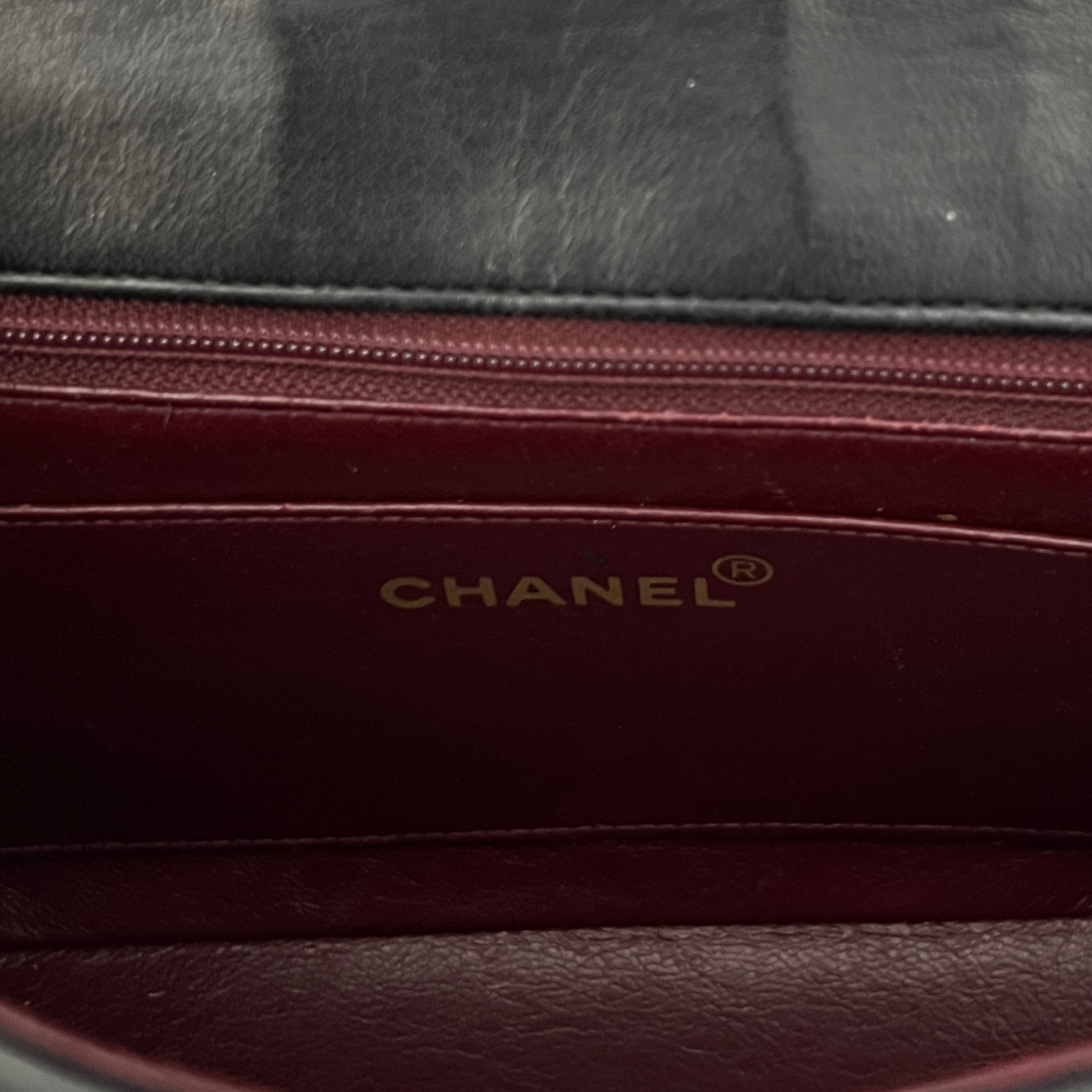 Sac à bandoulière CHANEL Diana Small cuir d'agneau noir