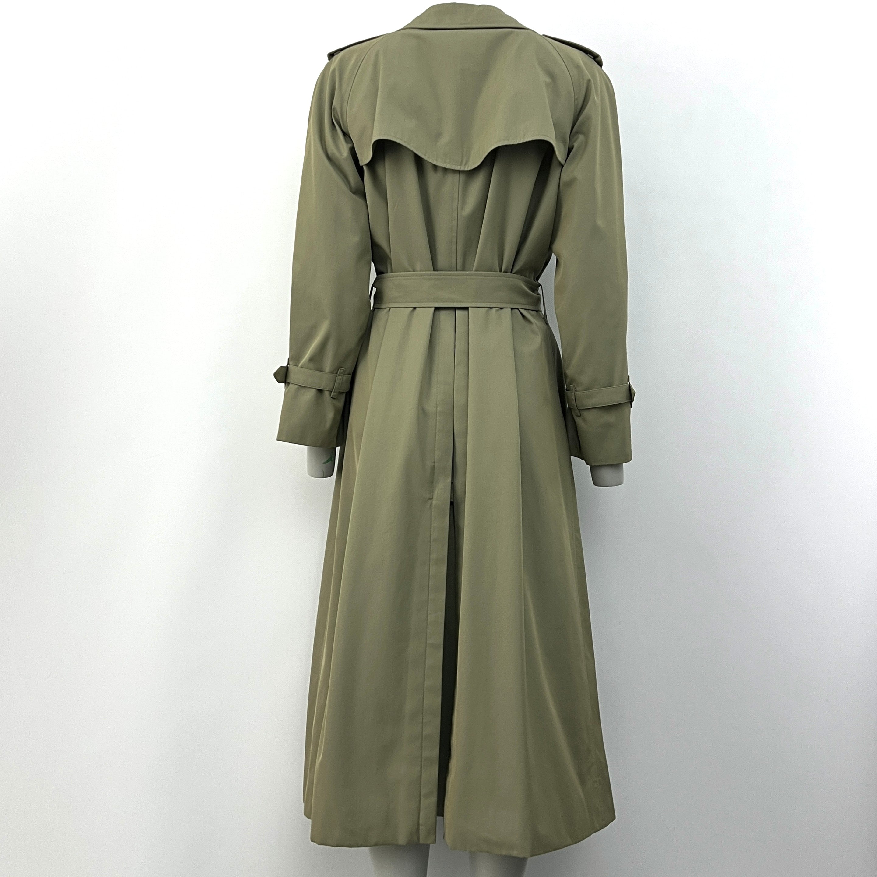 BURBERRY M cotton trench coat in khaki