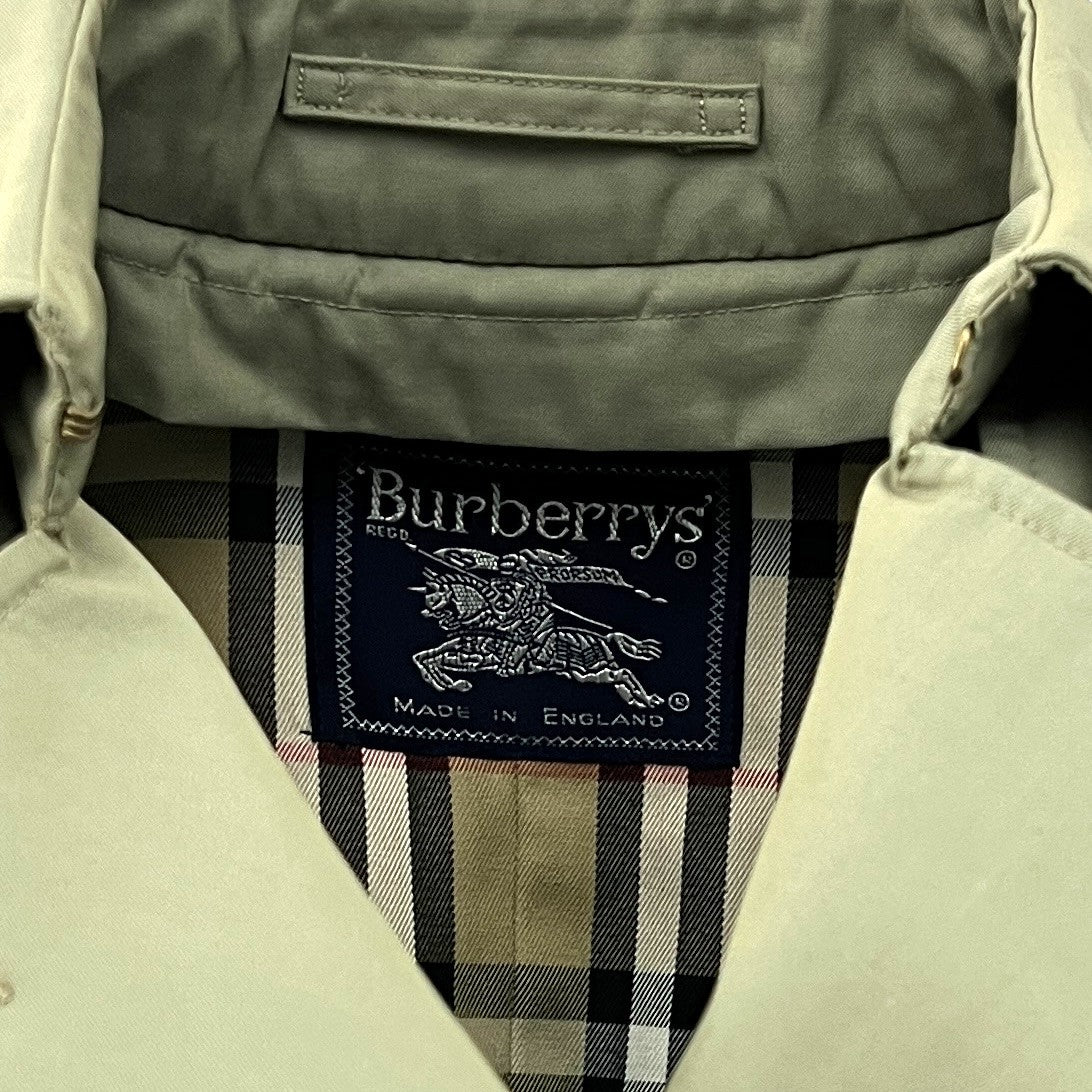 BURBERRY M cotton trench coat in khaki