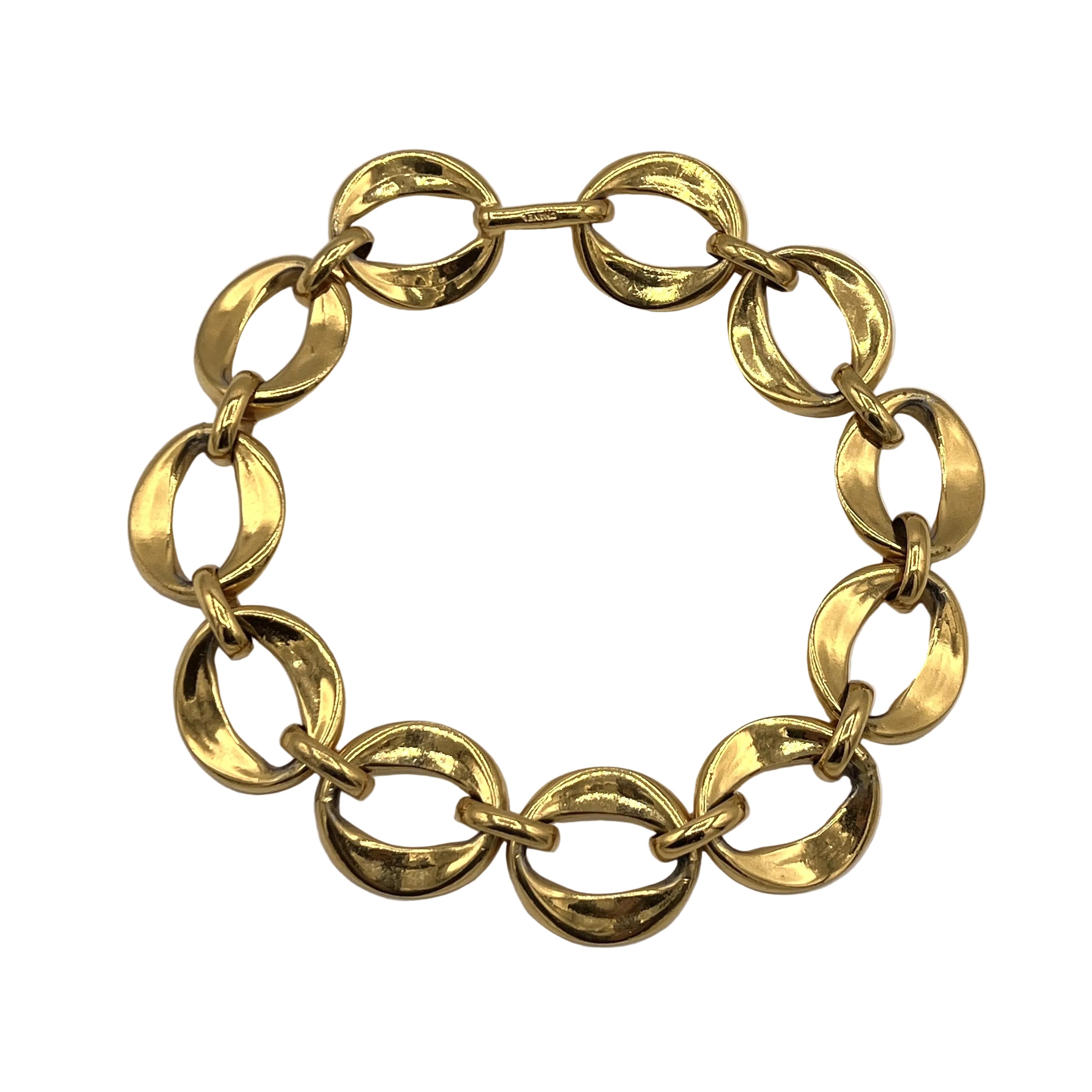 CHANEL CC Pearl Drop Necklace in silver-tone steel