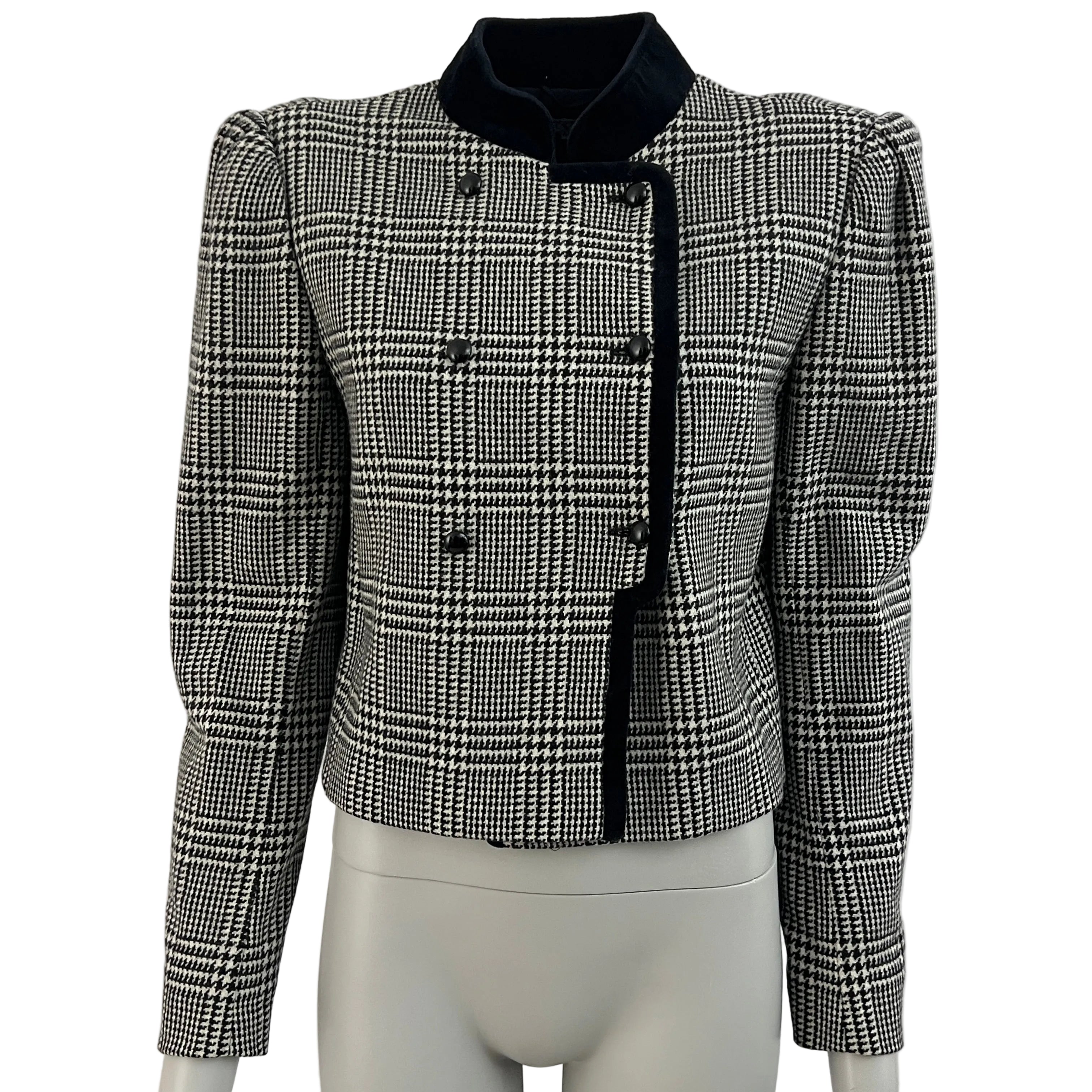 VALENTINO S grey wool and cashmere jacket