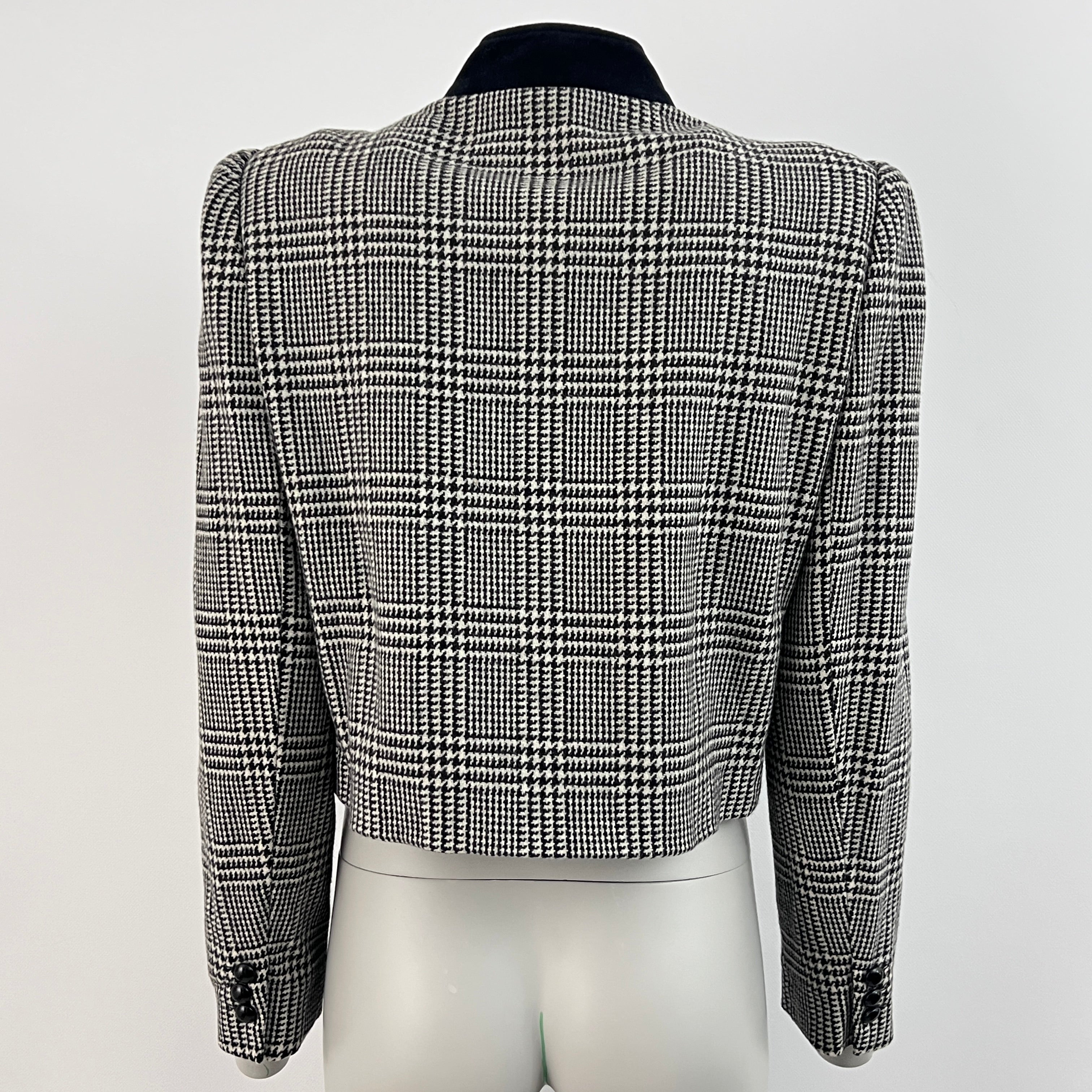 VALENTINO S grey wool and cashmere jacket