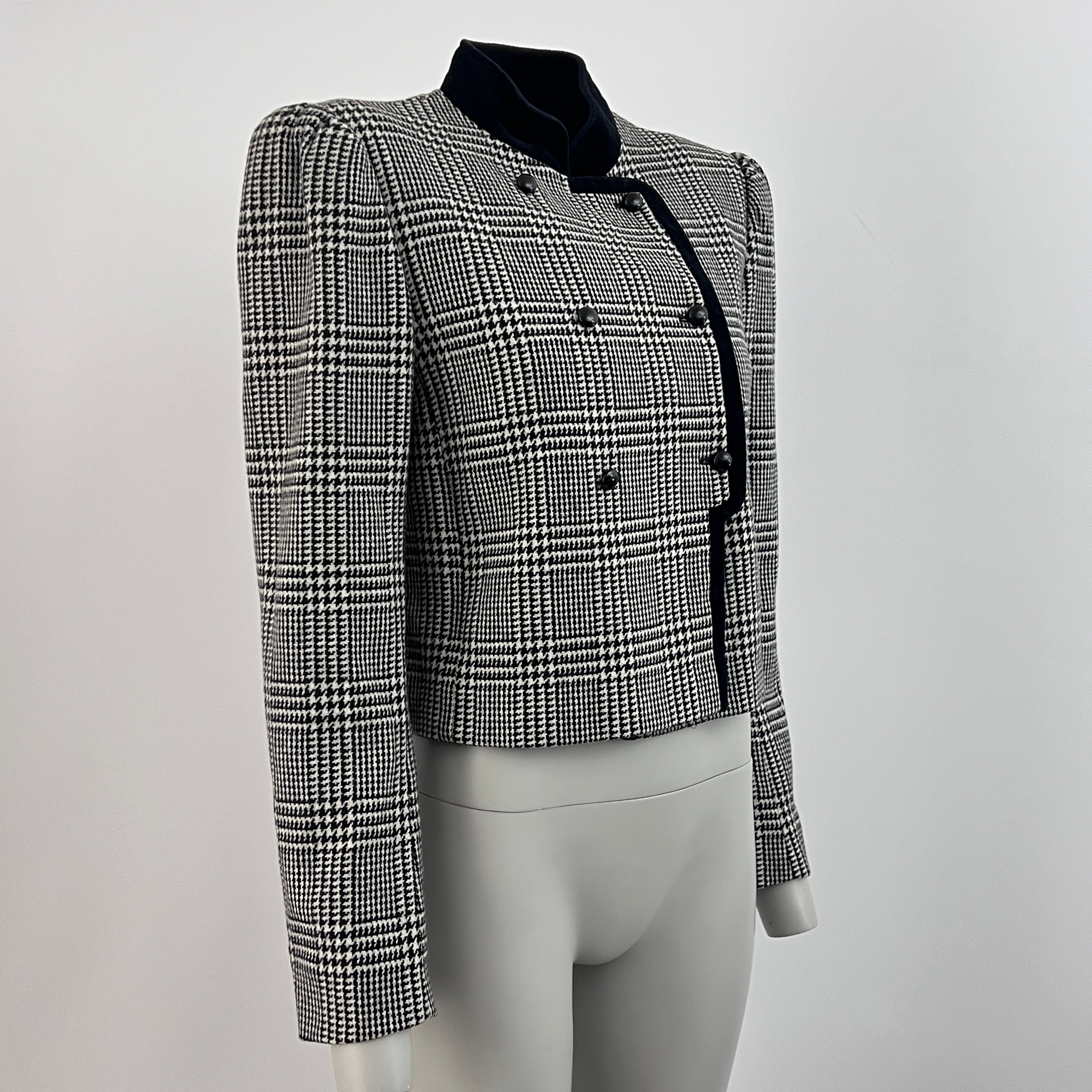 VALENTINO S grey wool and cashmere jacket