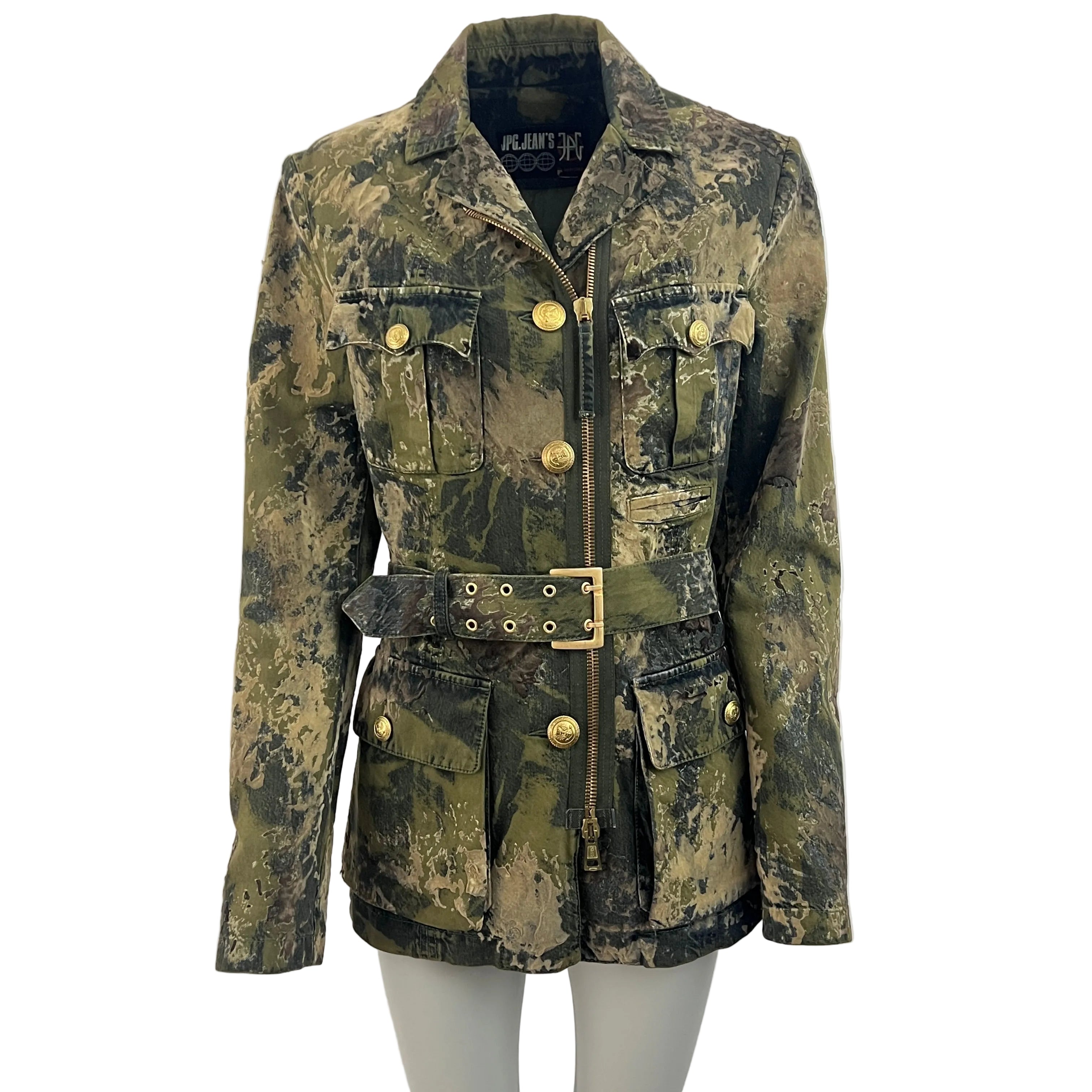 Veste JEAN PAUL GAULTIER S coton kaki