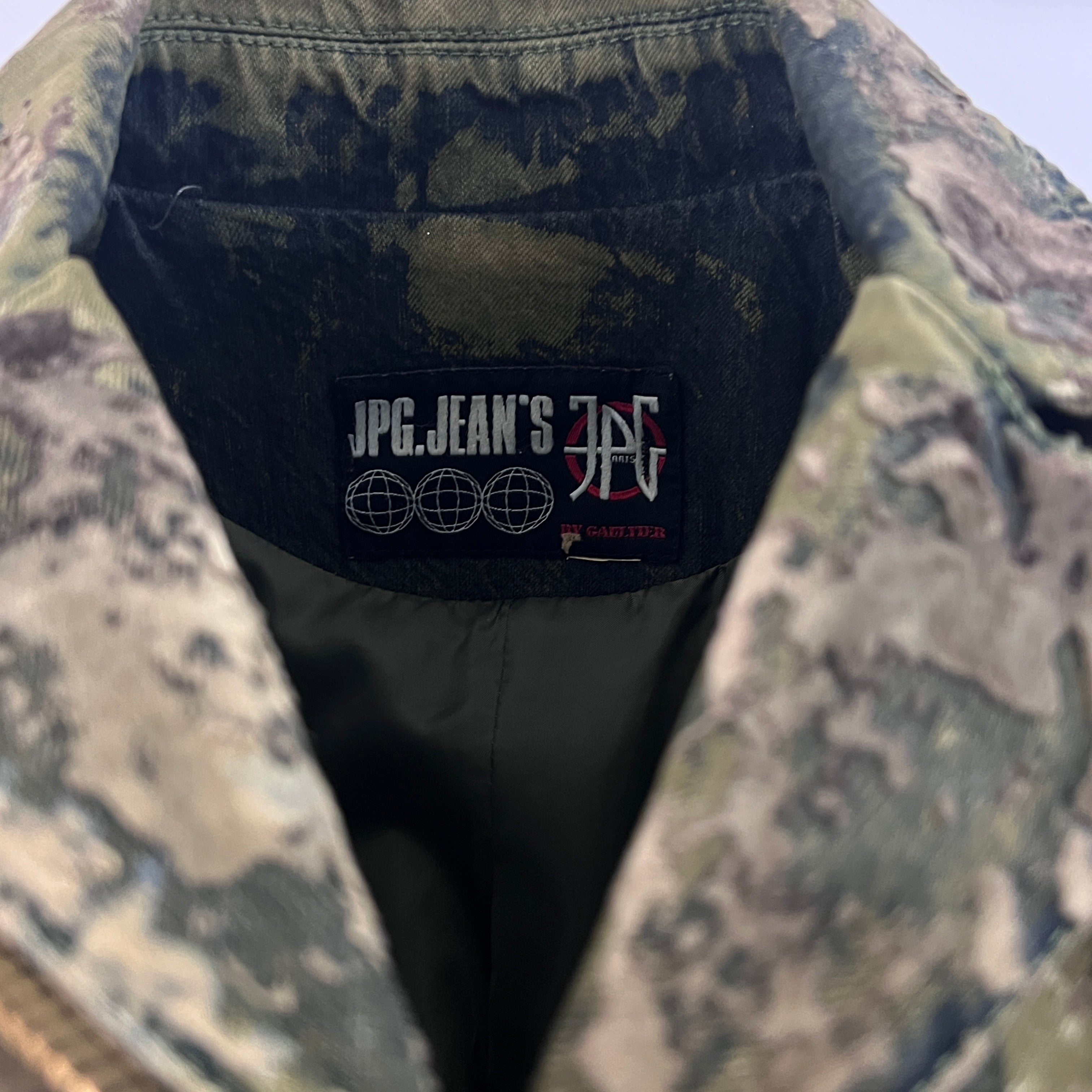 JEAN PAUL GAULTIER jacket S khaki cotton