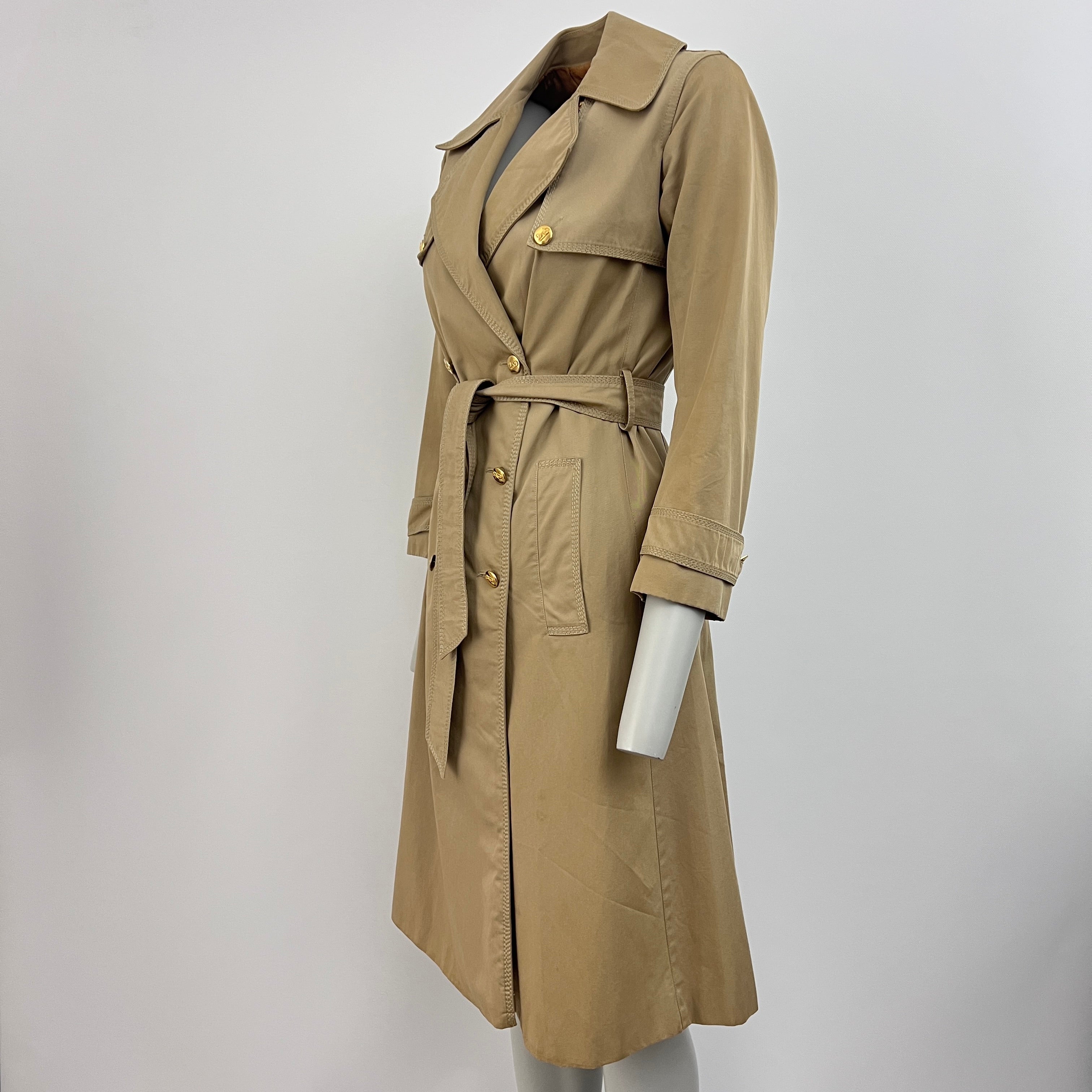 Trench CELINE XS coton beige