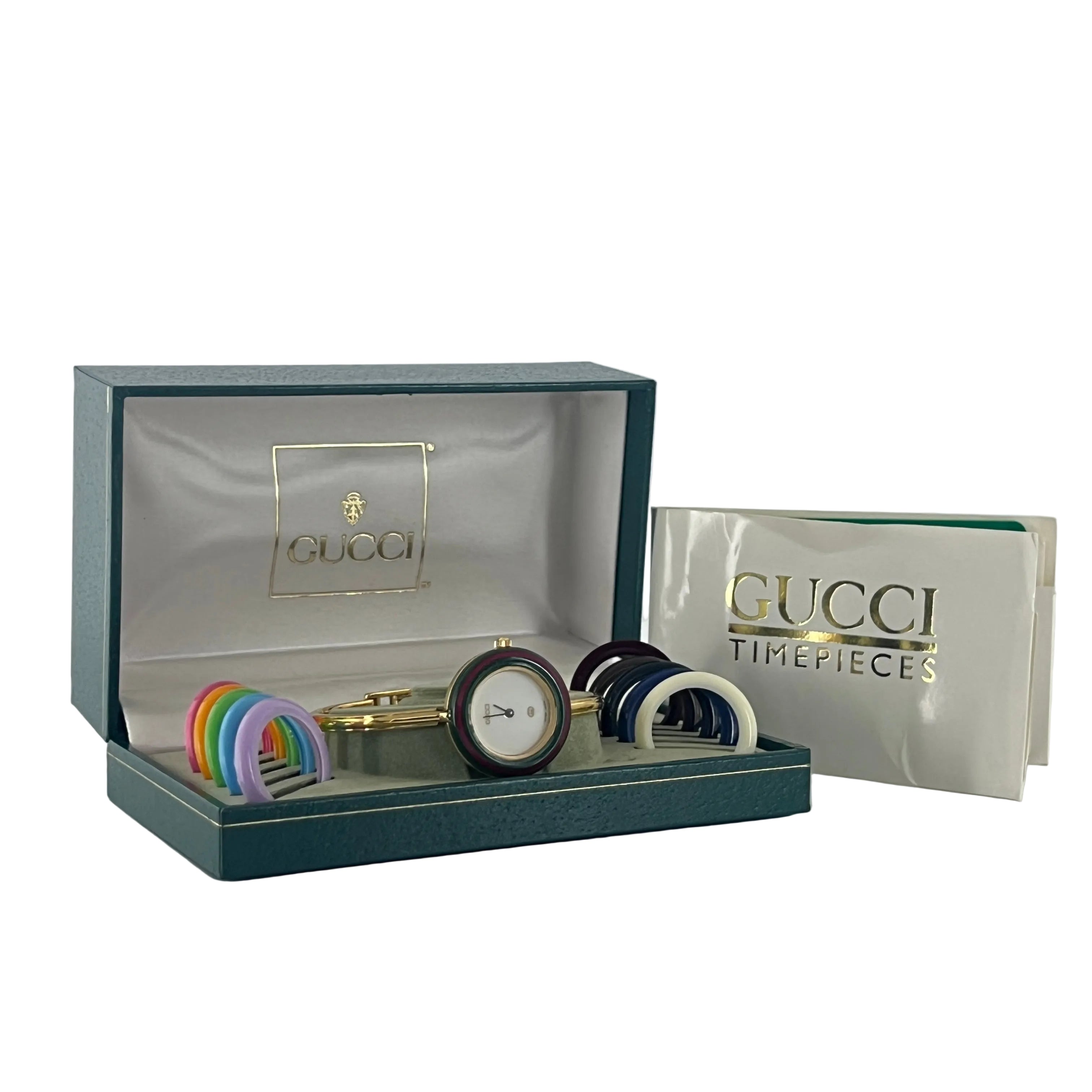 Montre GUCCI Play plaqué or doré