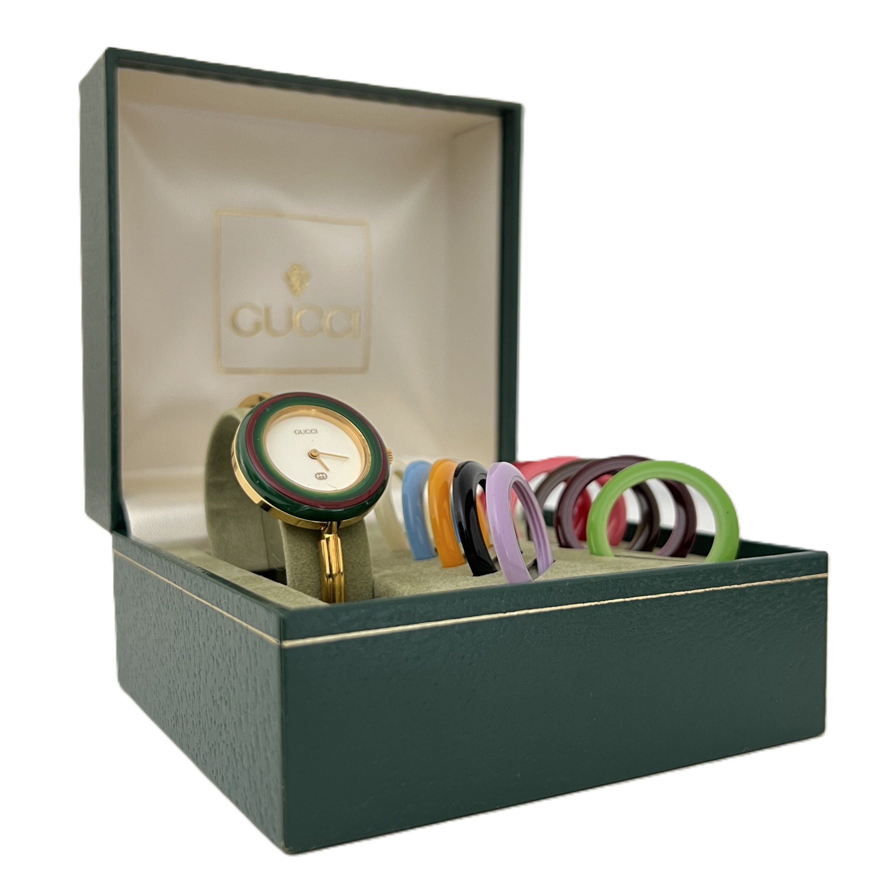 Montre GUCCI Play plaqué or doré
