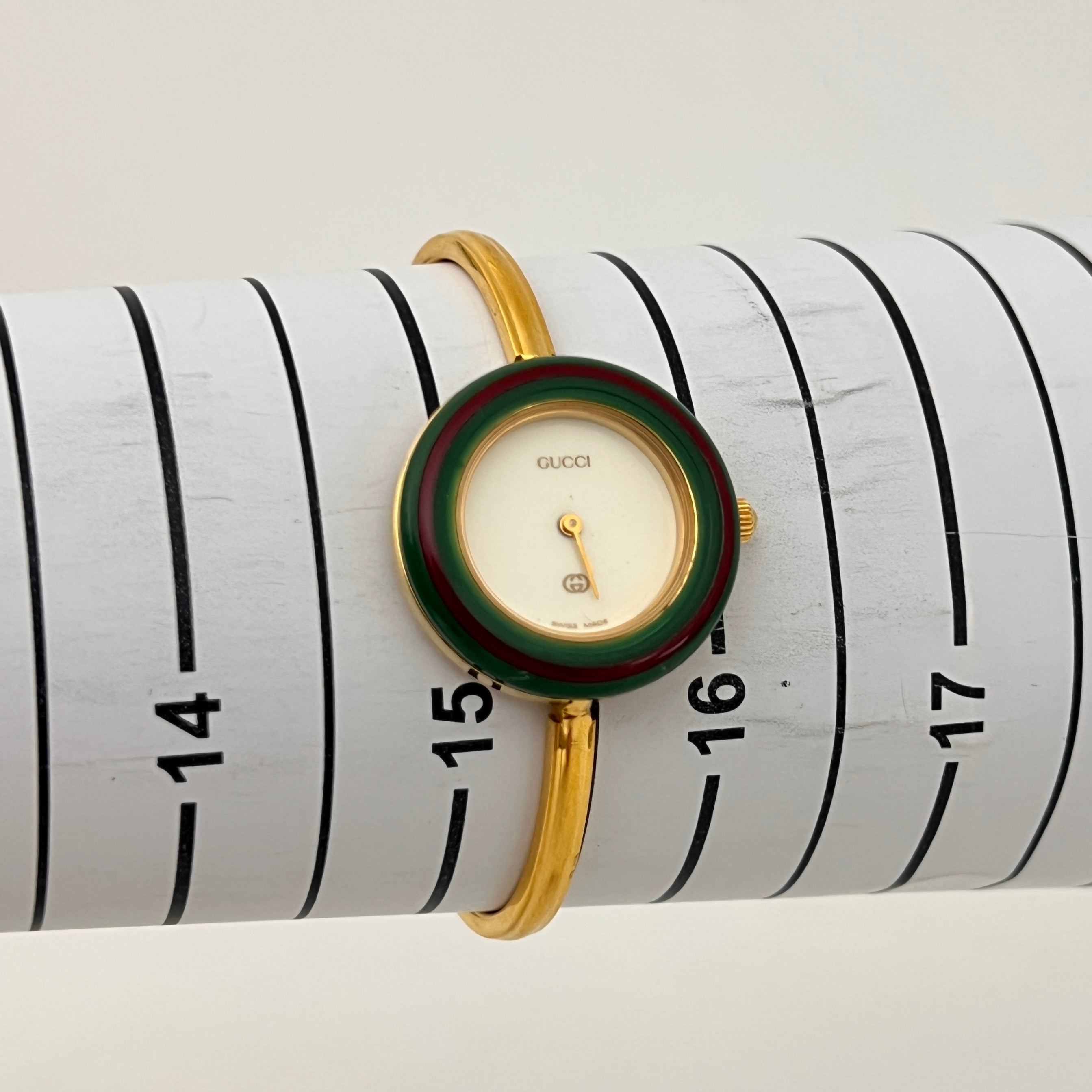 Montre GUCCI Play plaqué or doré