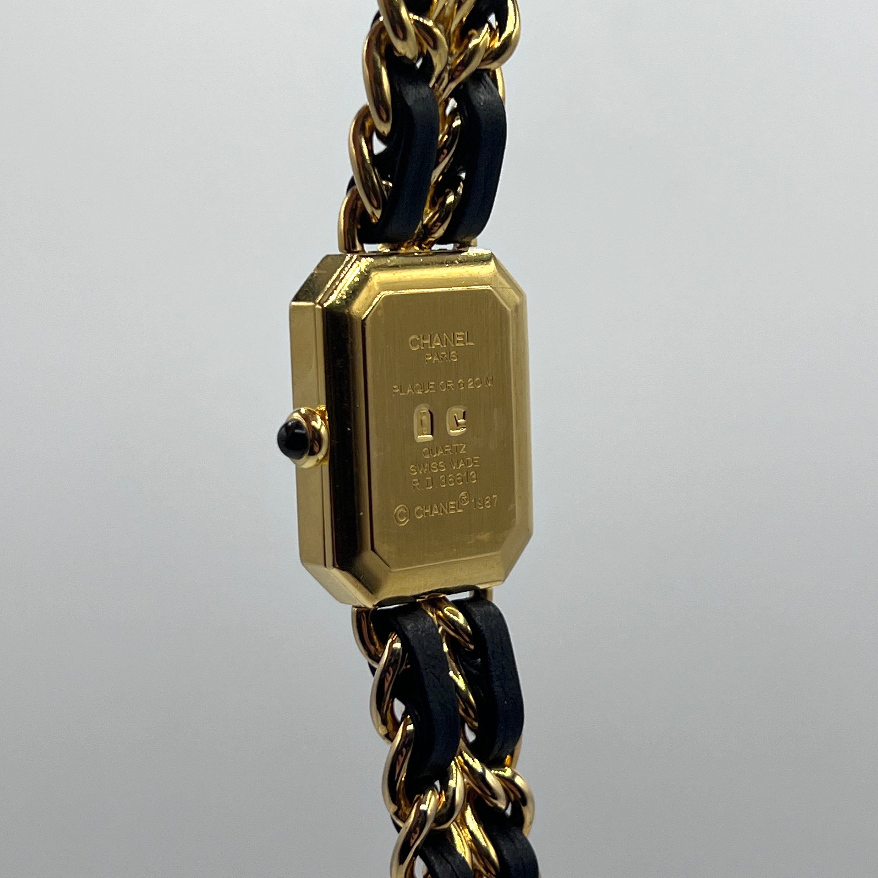 Montre CHANEL Première plaqué or dorée