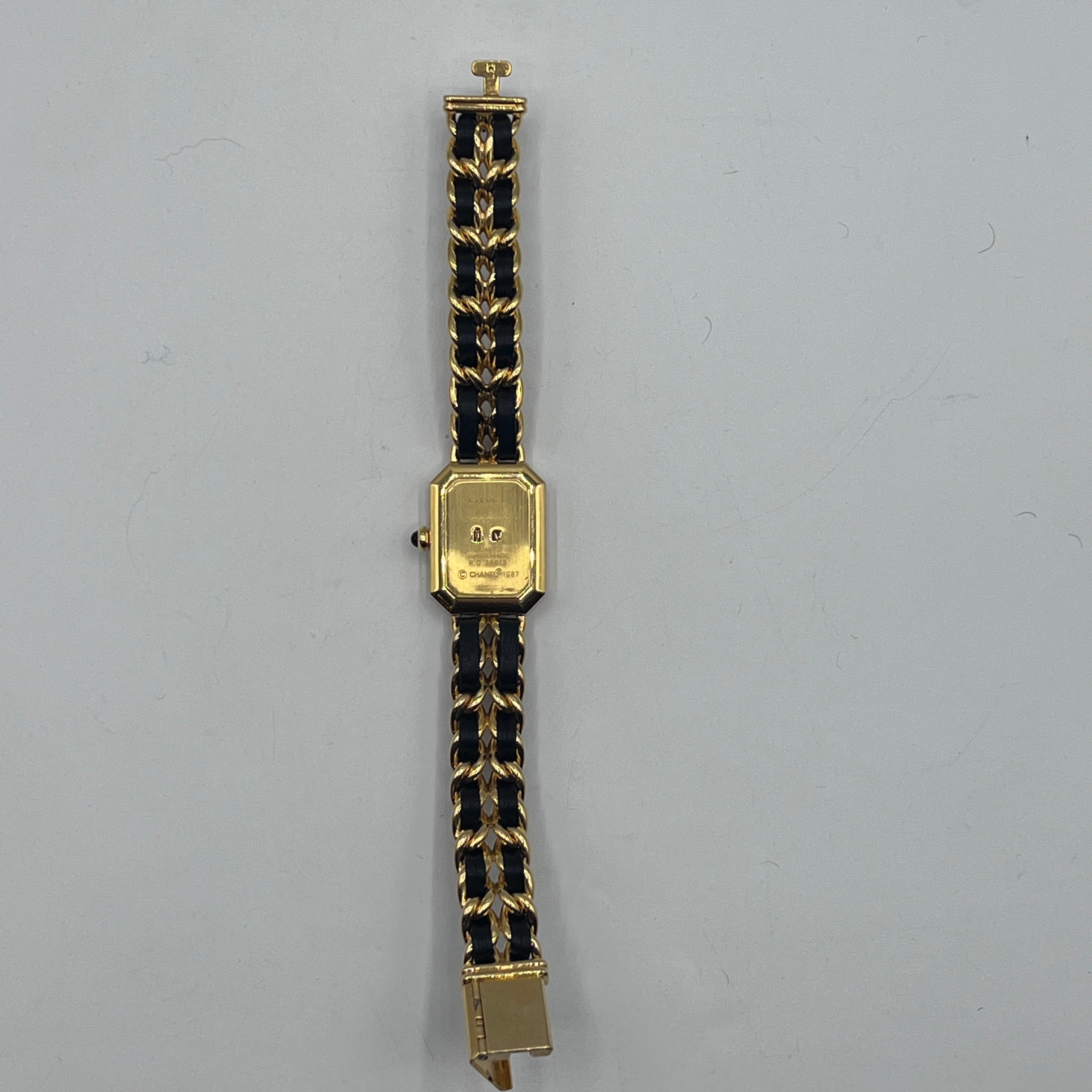 Montre CHANEL Première plaqué or dorée