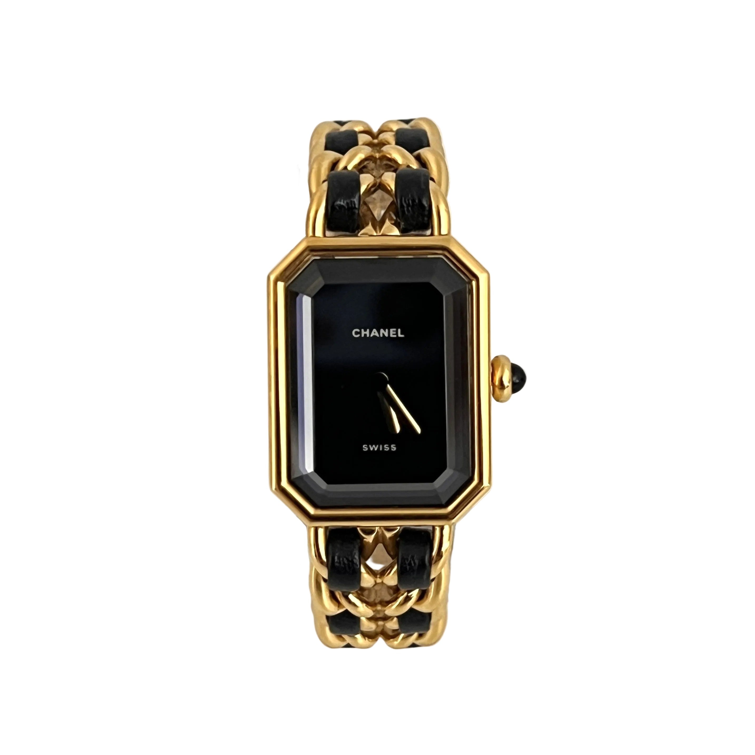 CHANEL Première gold-plated watch, size S