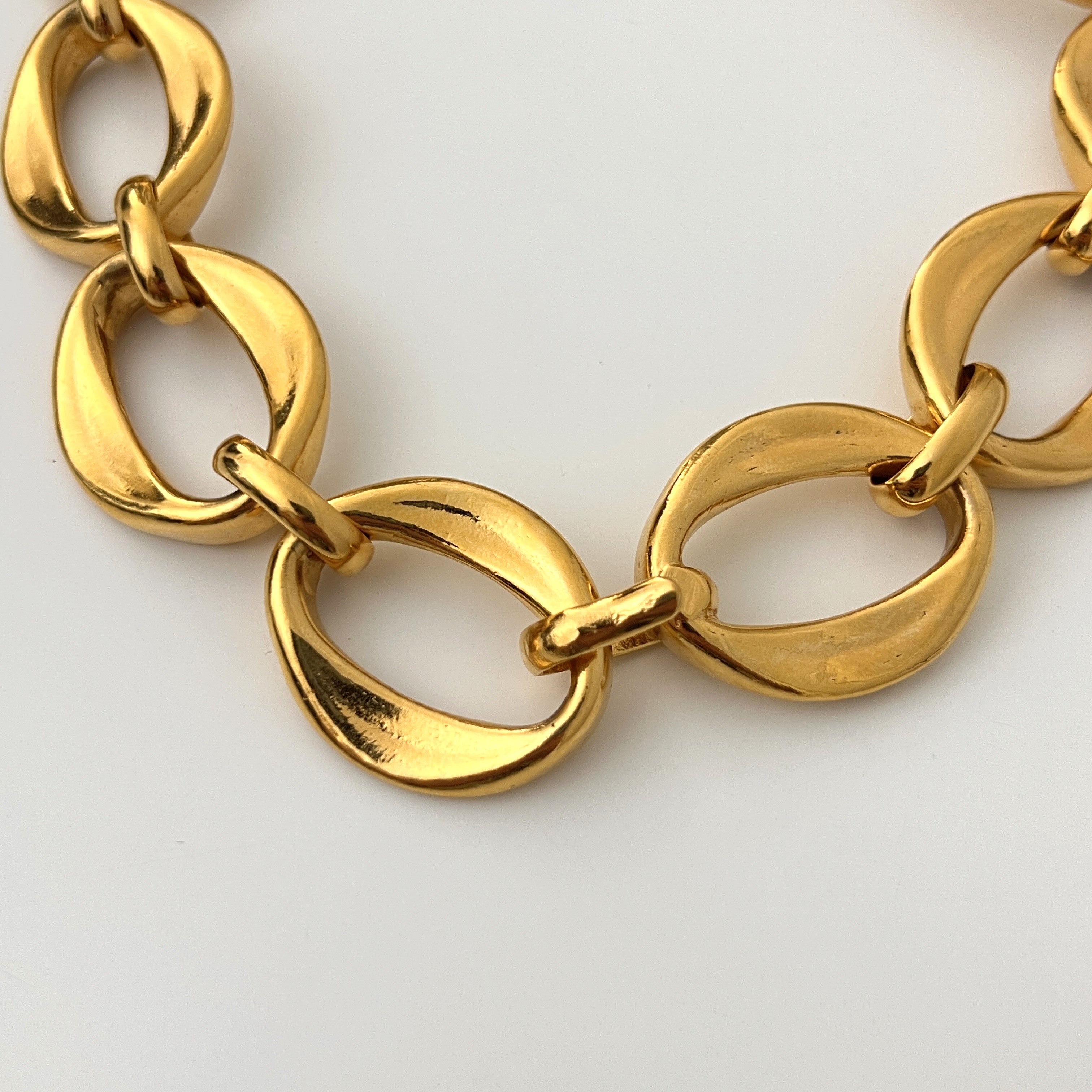 Collier CHANEL Chaîne métal doré
