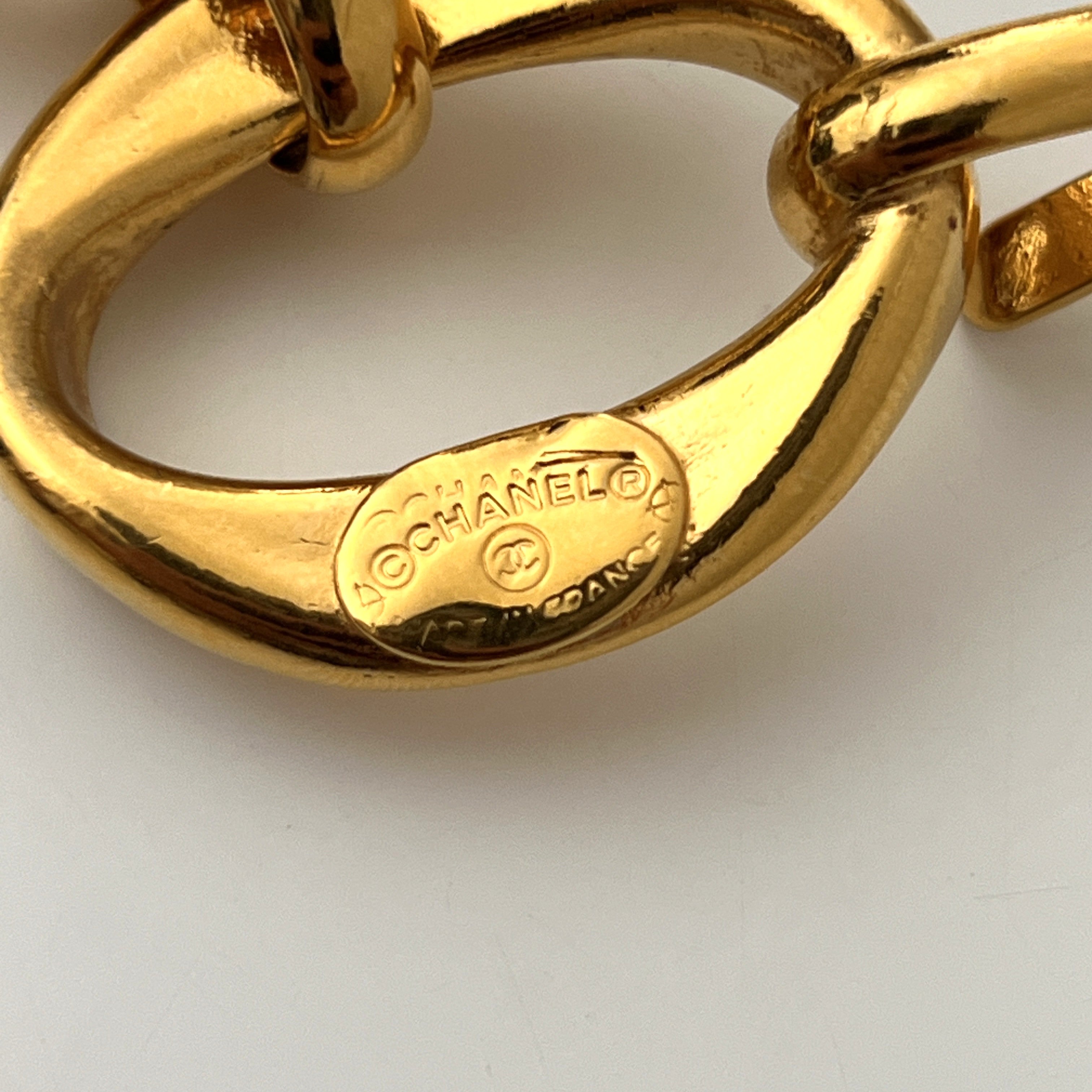 Collier CHANEL Chaîne métal doré