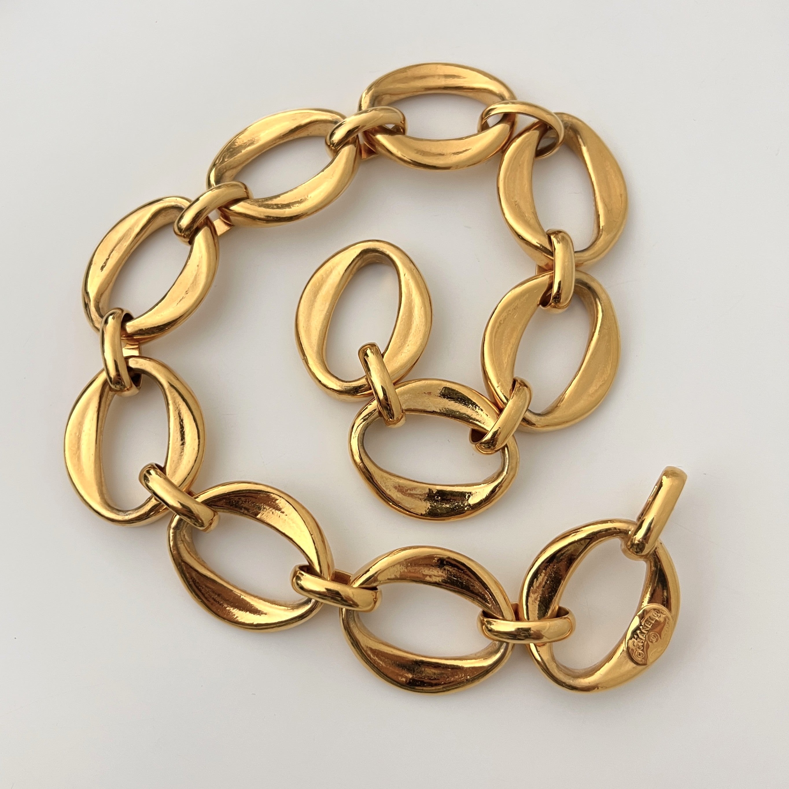 Collier CHANEL Chaîne métal doré