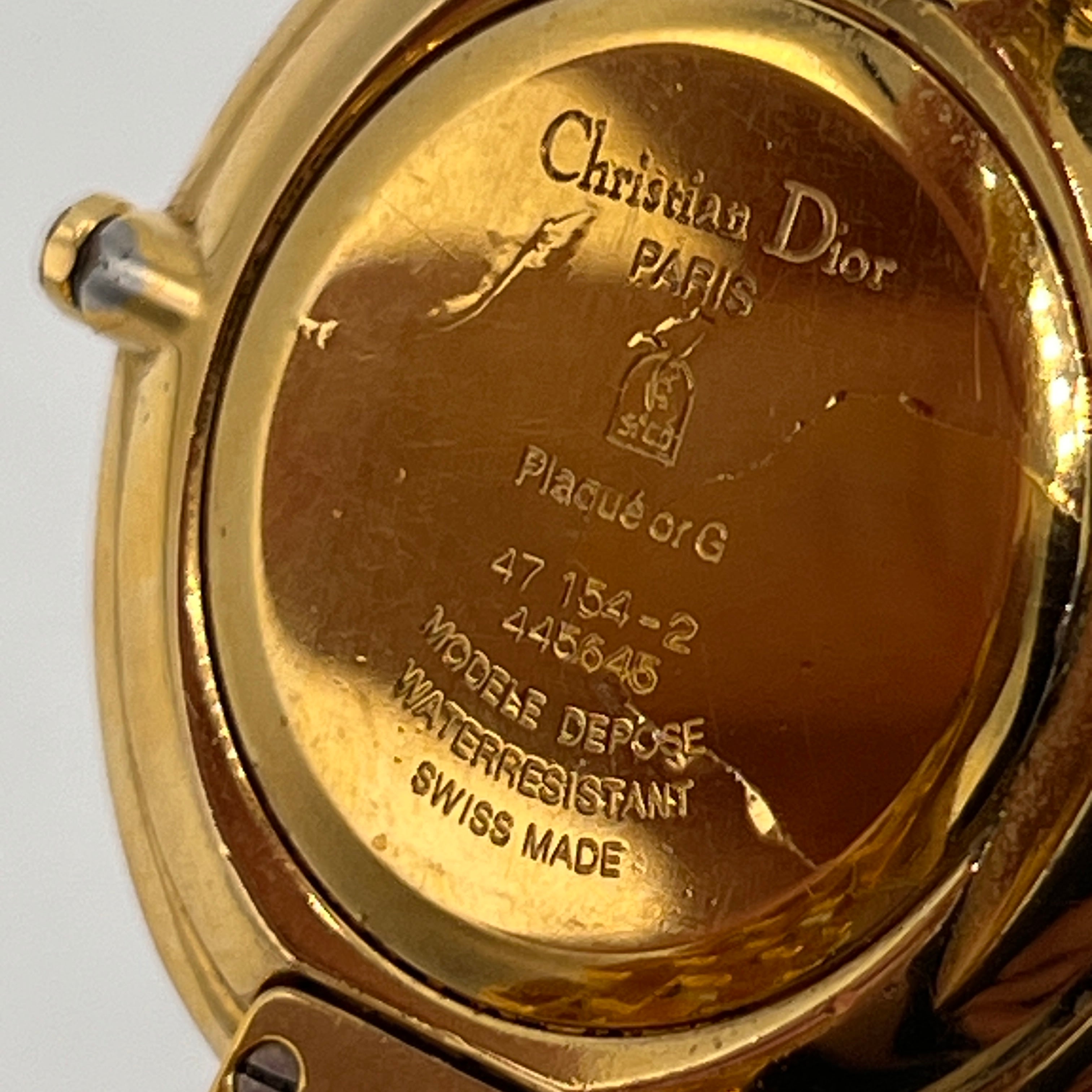 DIOR Bagheera Gold-plated watch