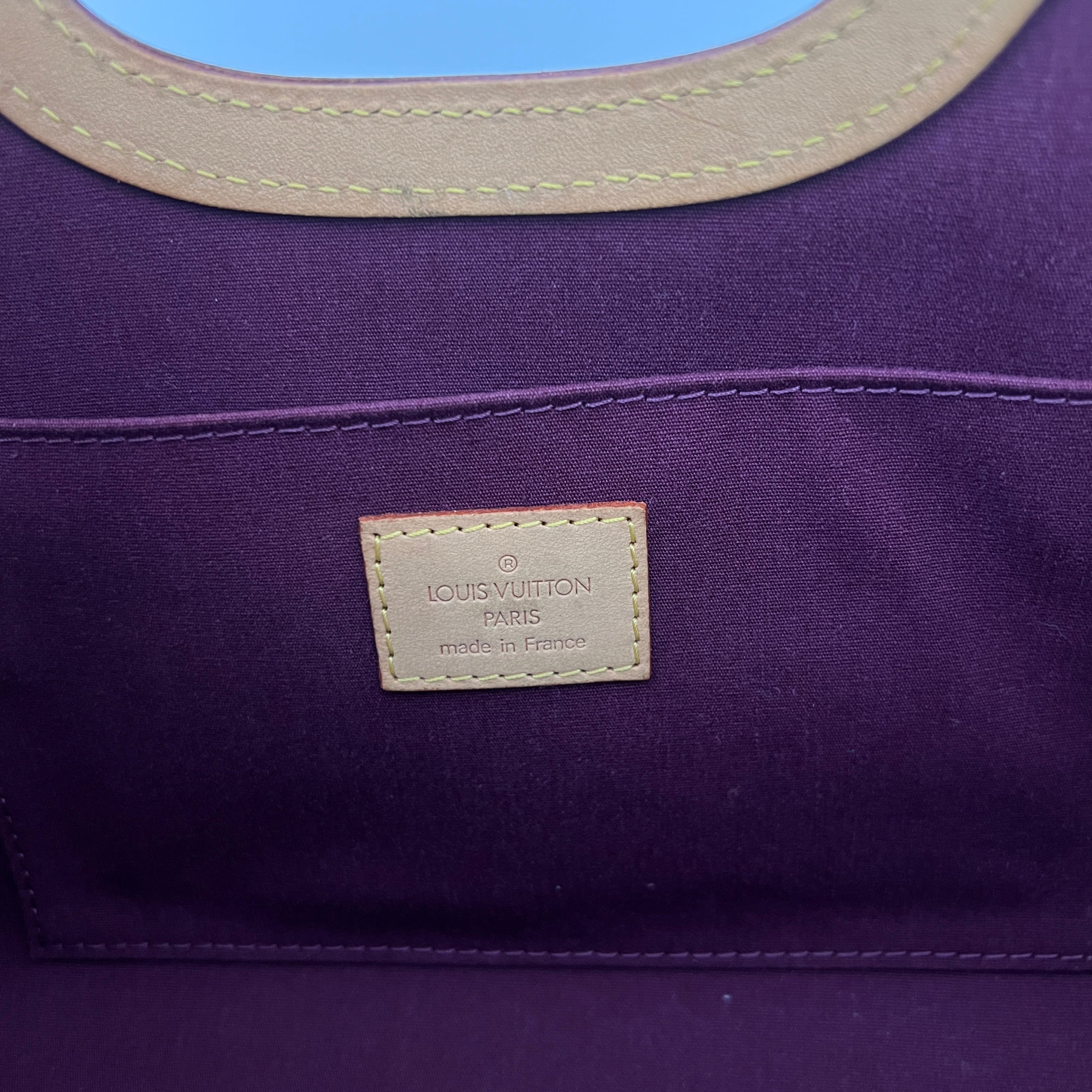 LOUIS VUITTON Roxbury bag in amaranth patent leather 2008