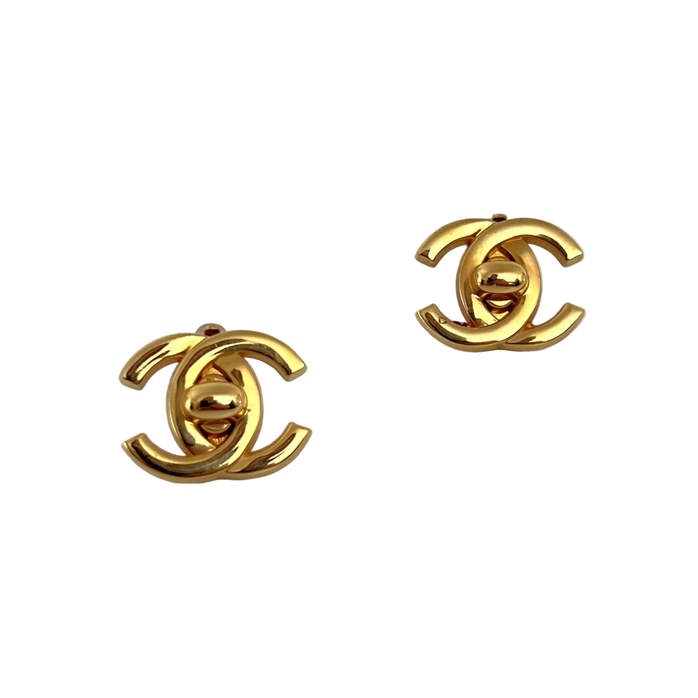 CHANEL CC Clip-On Earrings 1995 Collection