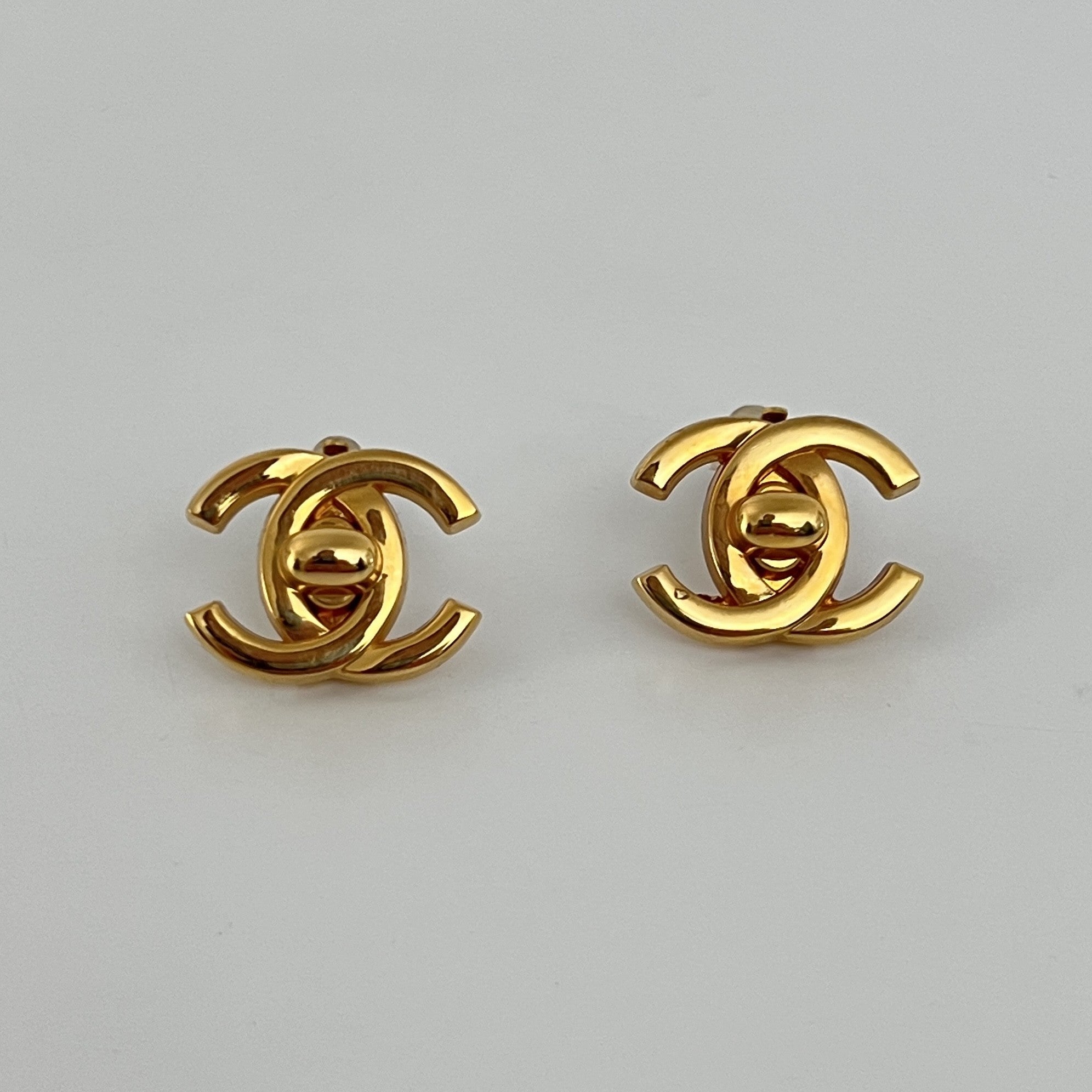 CHANEL CC Clip-On Earrings 1995 Collection