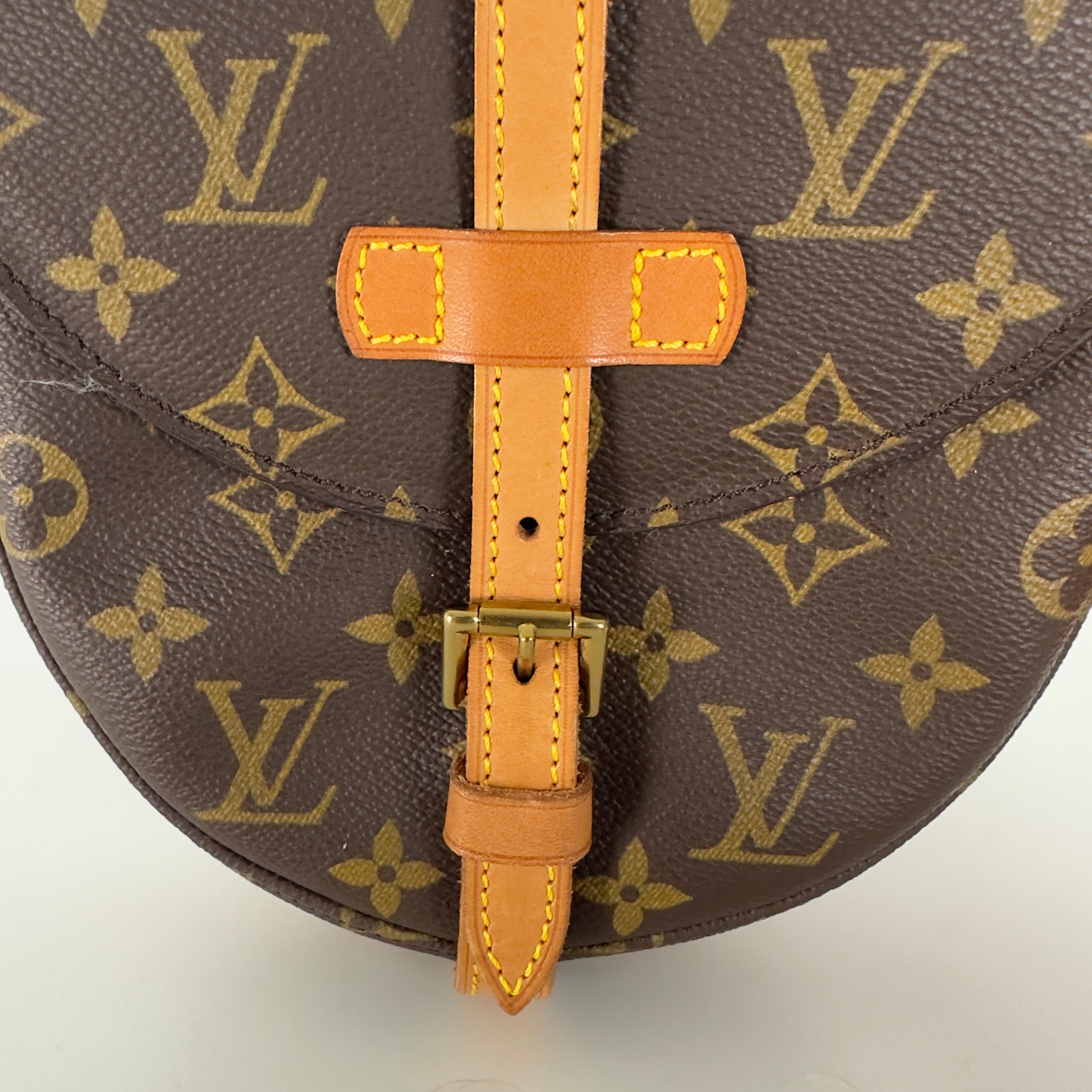 Sac à main LOUIS VUITTON Chantilly PM toile et cuir marron