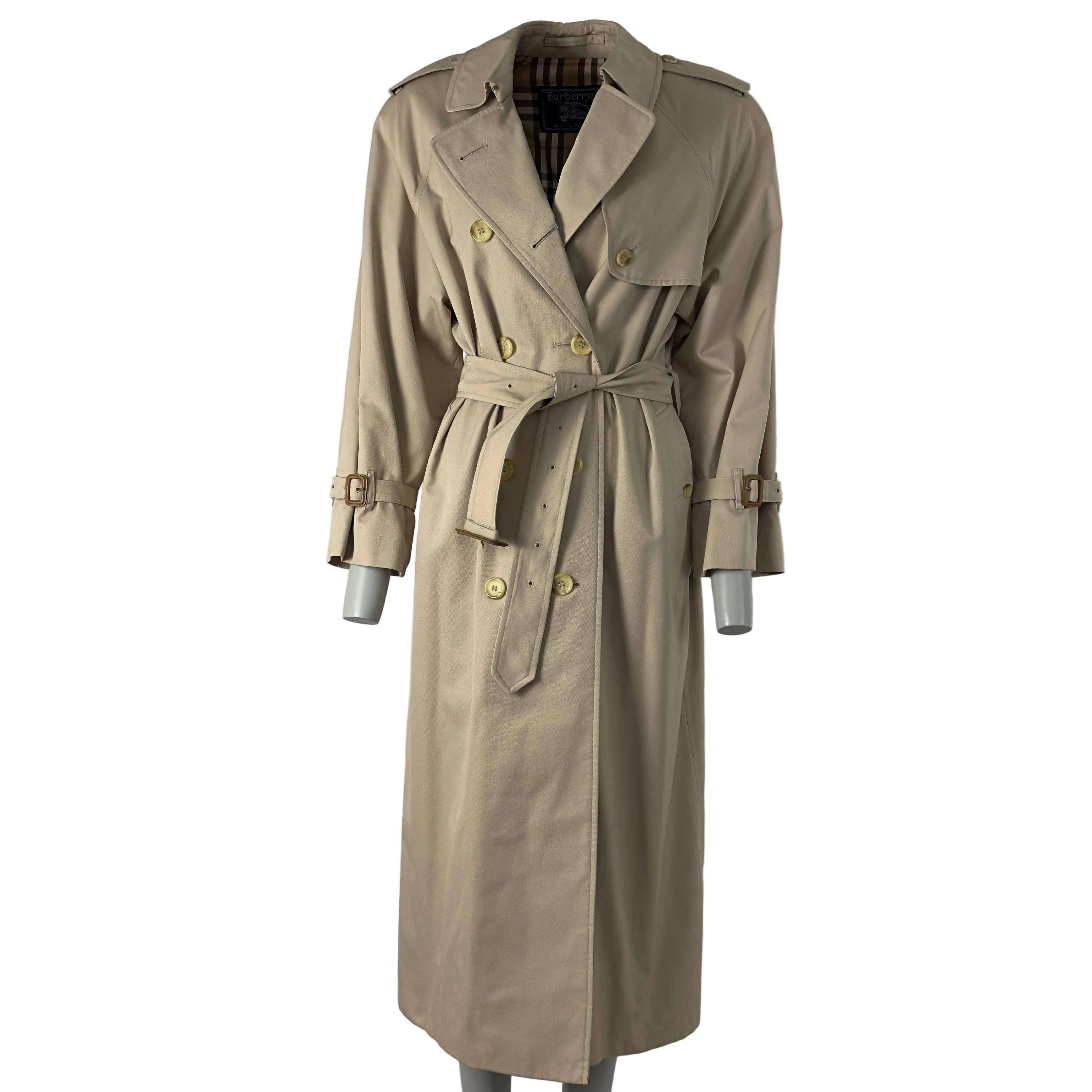 Trench BURBERRY S coton beige