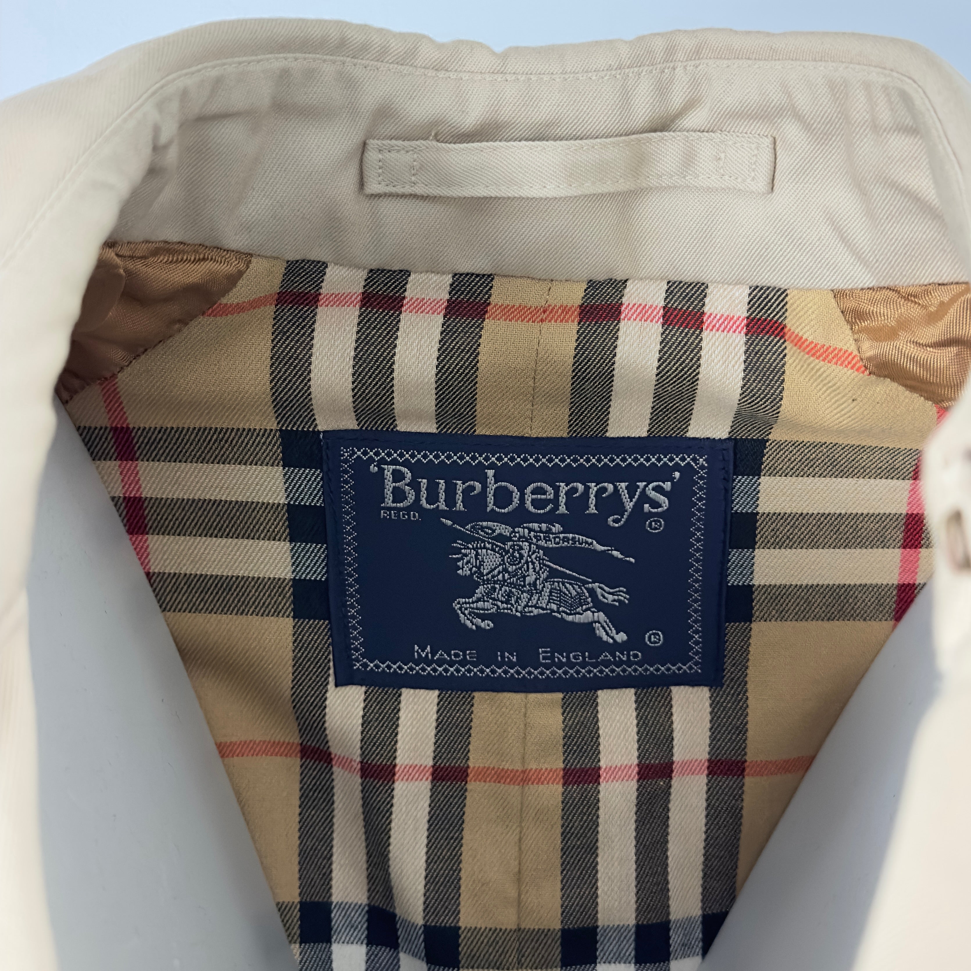 Trench BURBERRY S coton beige