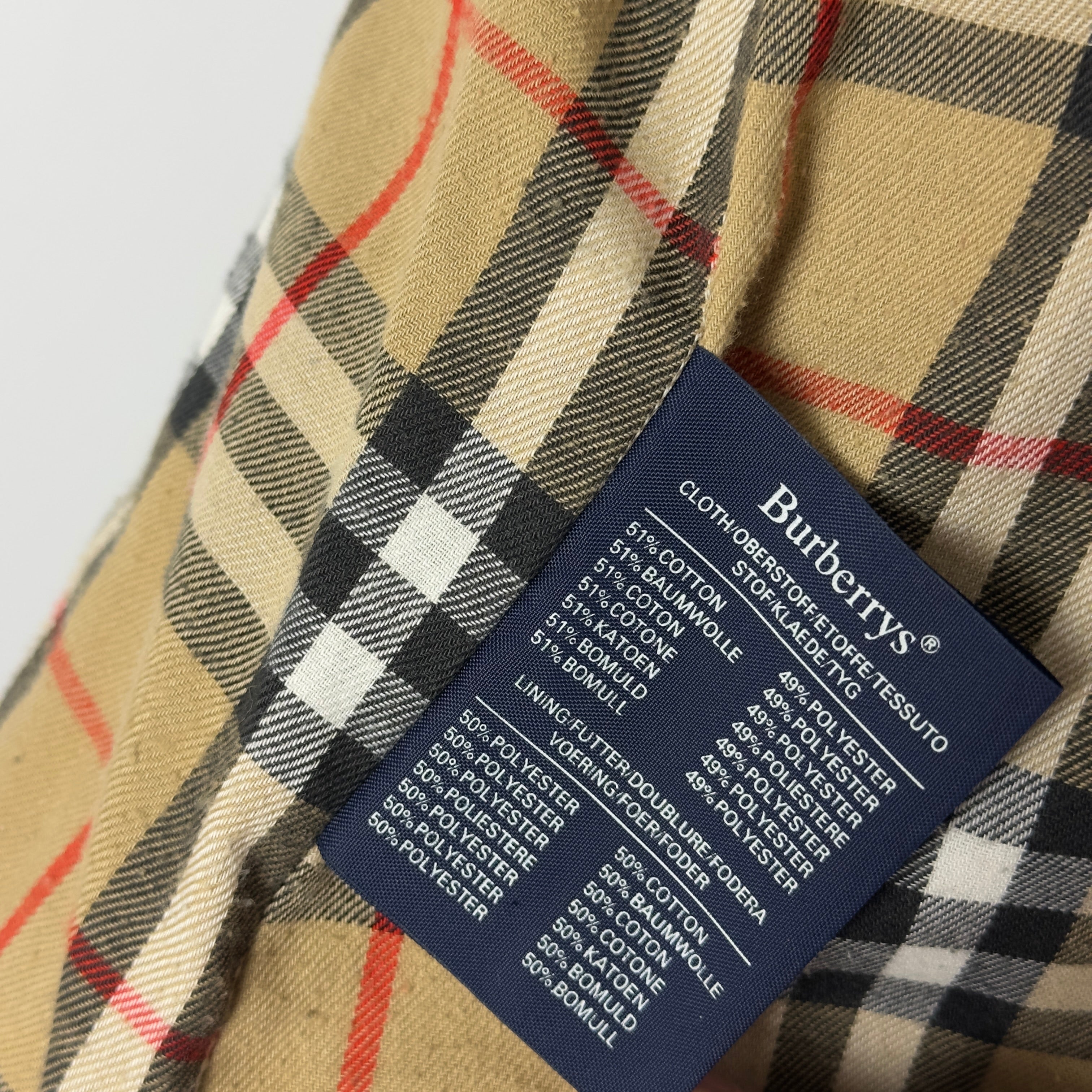 Trench BURBERRY S coton beige