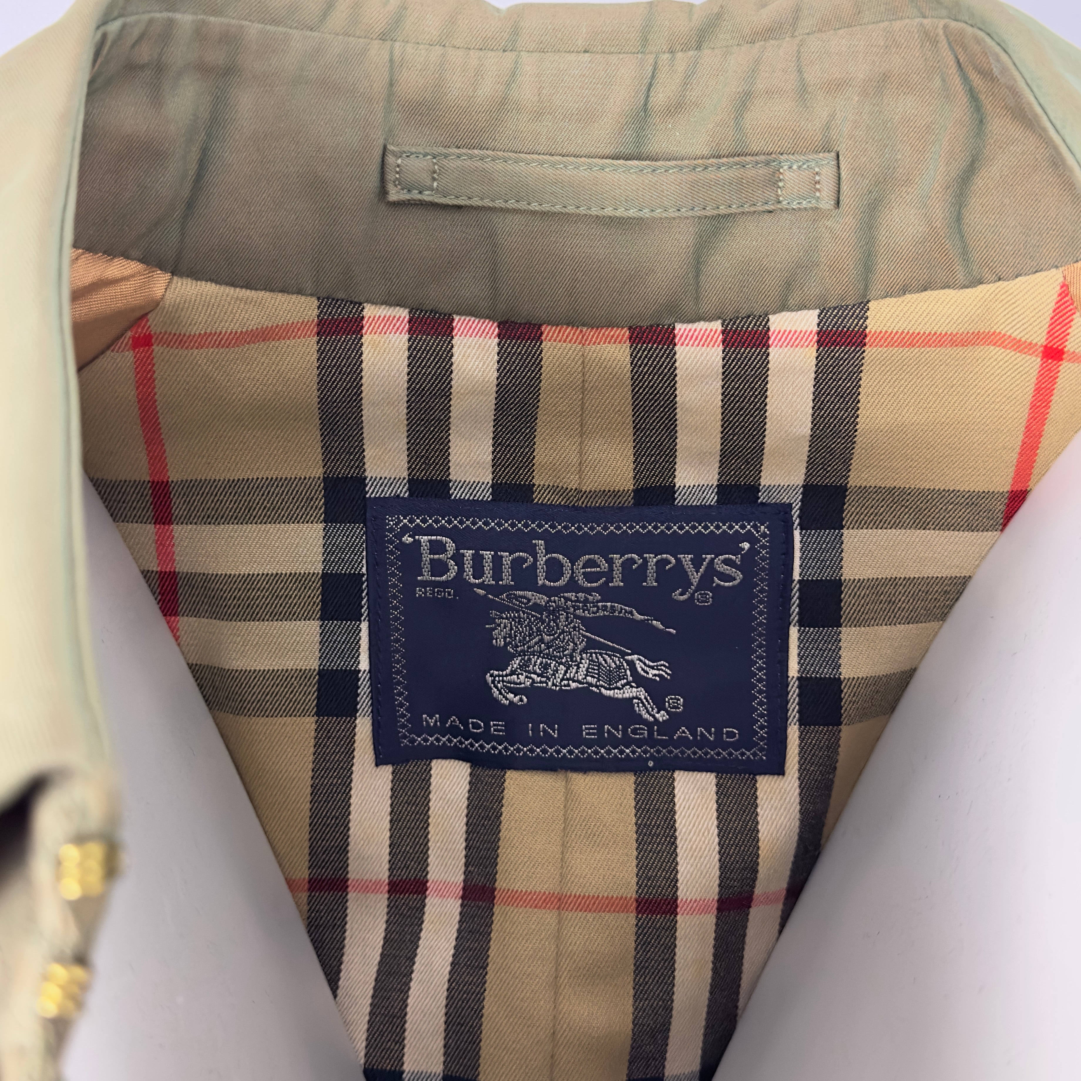 Trench BURBERRY M coton kaki