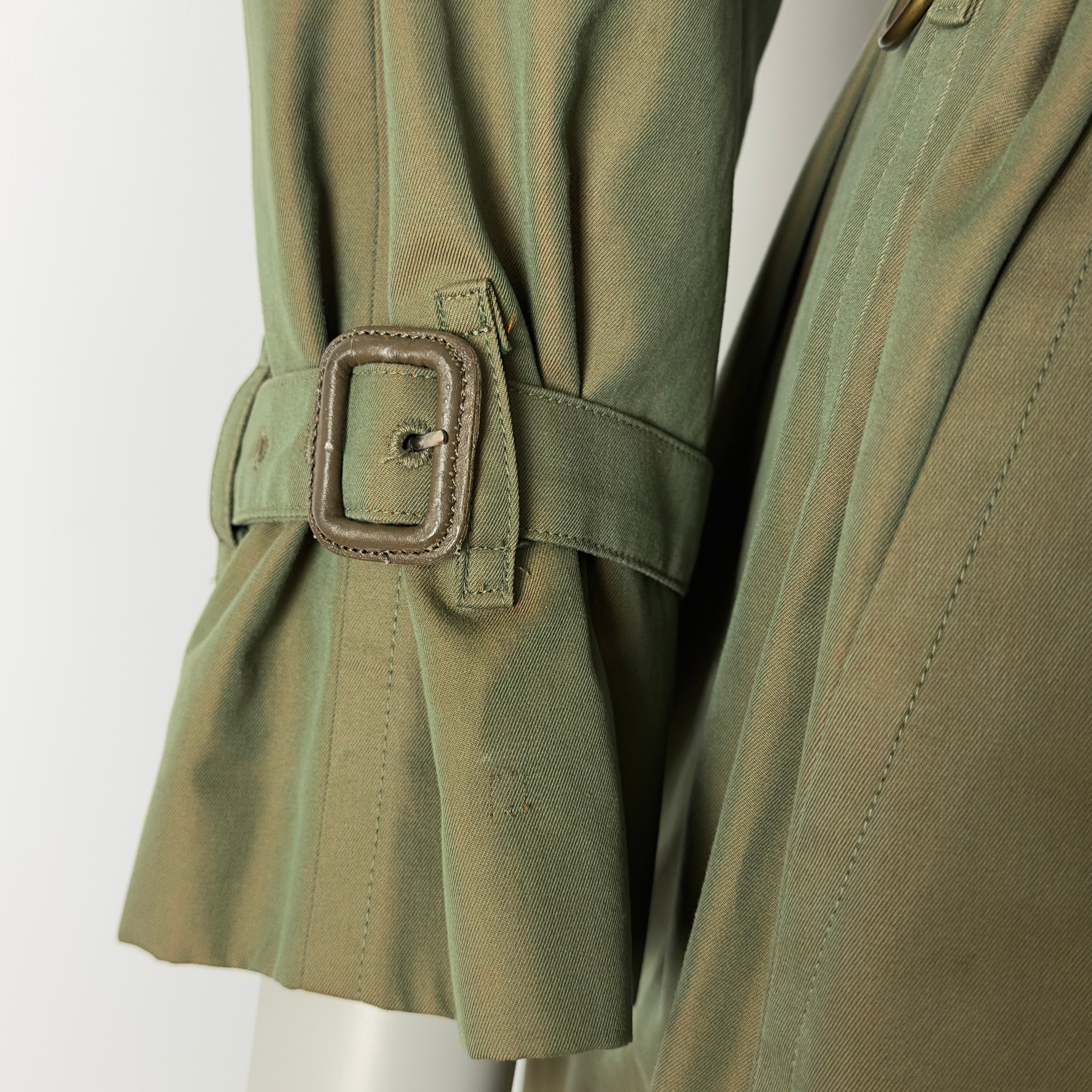 Trench BURBERRY M coton kaki