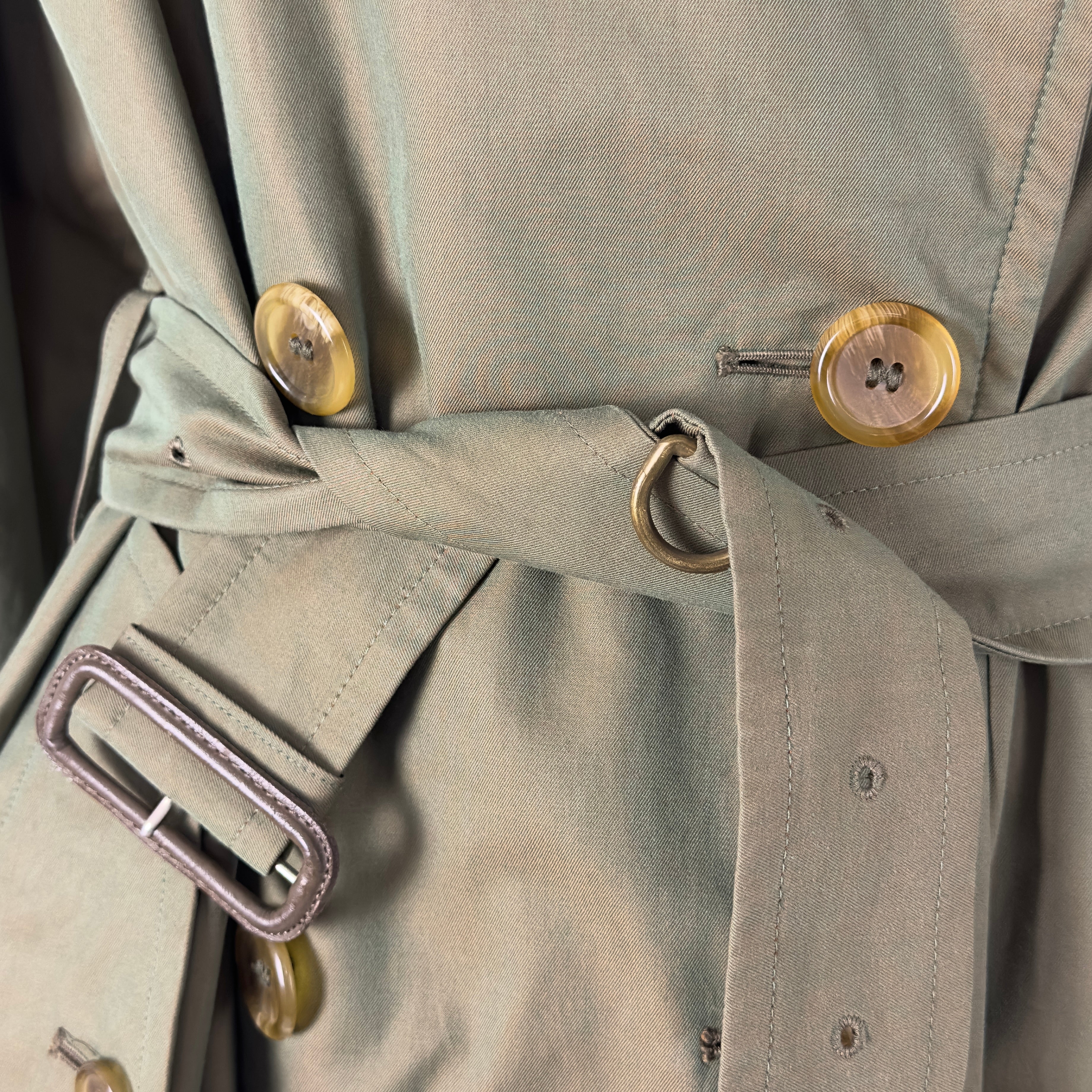 Trench BURBERRY M coton kaki